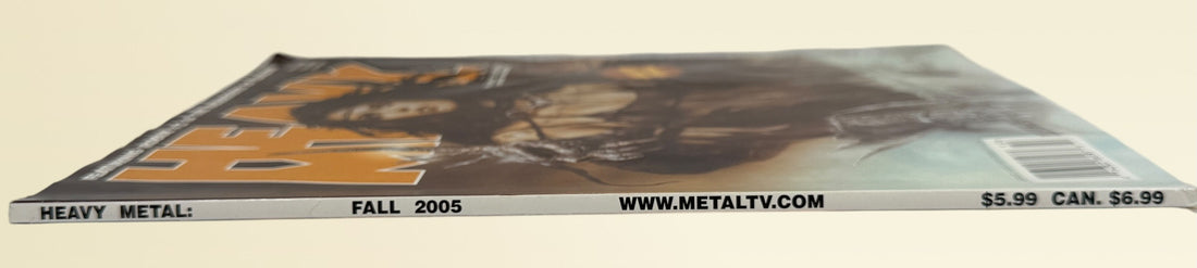 Heavy Metal Digitized Special Fall 2005 featuring Luis Royo cover art, Gil Formosa’s Robur #2 story, and classic sci-fi fantasy comic content.