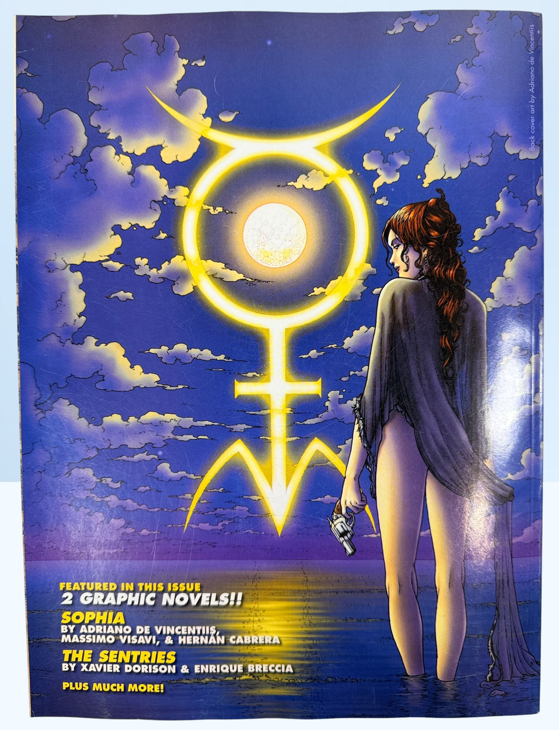Heavy Metal Magazine Summer 2008 featuring the complete Sophia graphic novel and The Sentries. Collectible fantasy and sci-fi comic magazine issue.