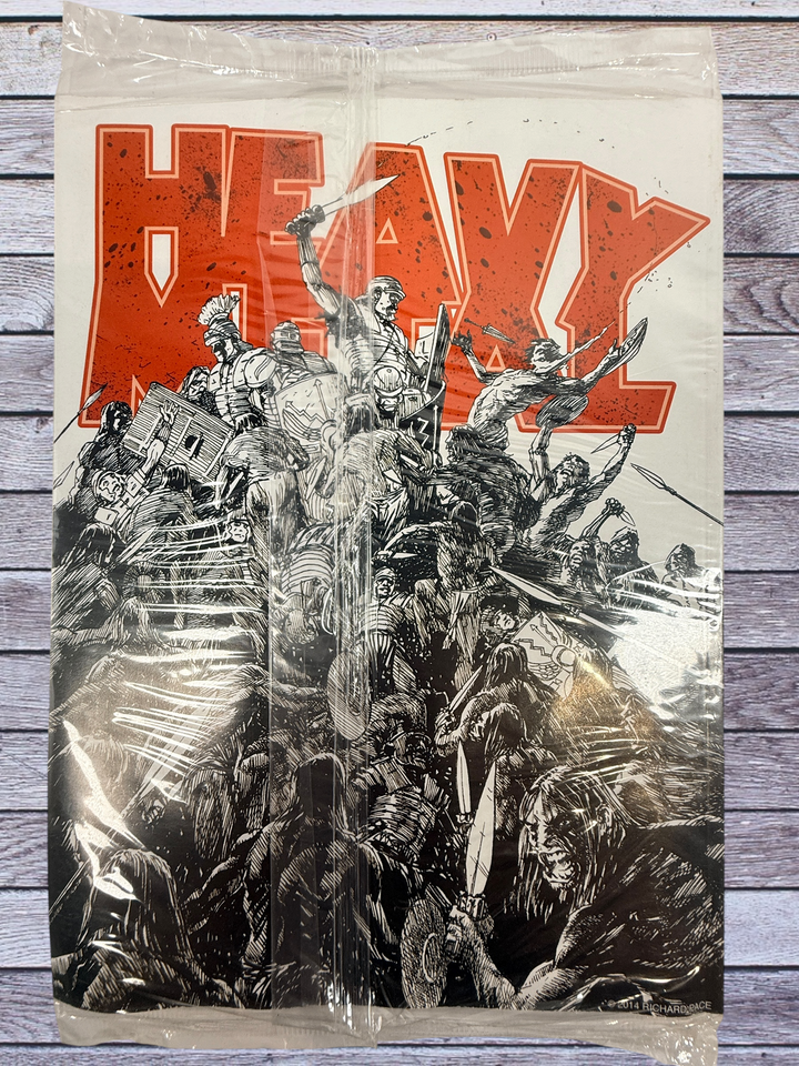 Heavy Metal Magazine #268 July 2014 featuring Richard Pace cover art. Original polybagged issue in very good condition for collectors and fans.