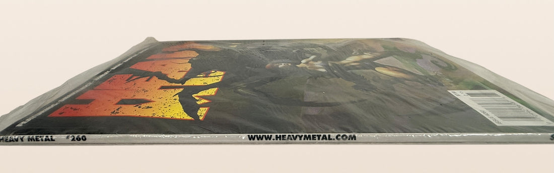 Heavy Metal Magazine #260 July 2012 featuring Horley cover art. Unread copy in original subscriber polybag with work by Sienkiewicz, Basri, Hampton and Suydam.