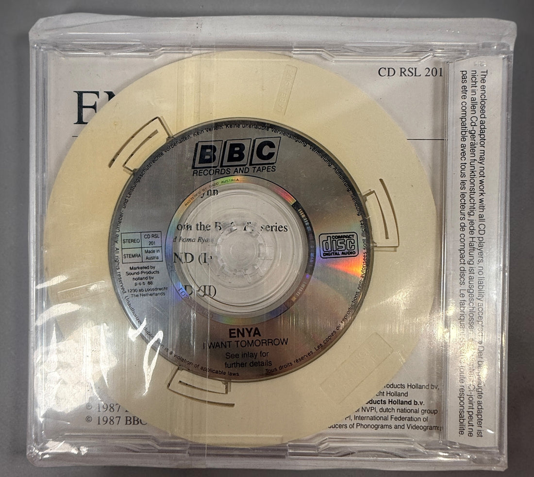 Lot of 3 original Enya CD singles including I Want Tomorrow, Evening Falls and Orinoco Flow. Late 1980s releases with original cases and inserts.