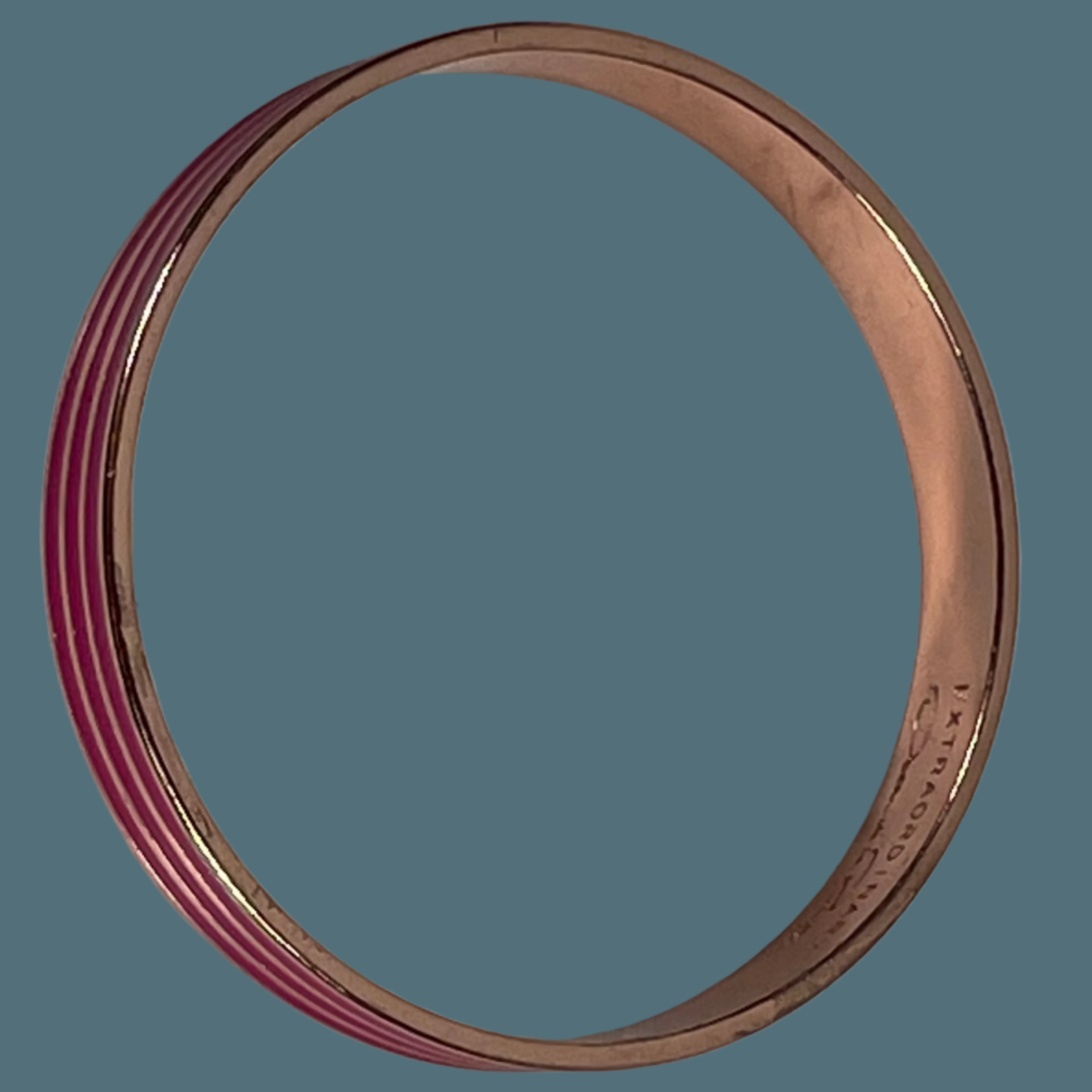 Bracelet en émail Oscar de la Renta – Bracelet de créateur signé