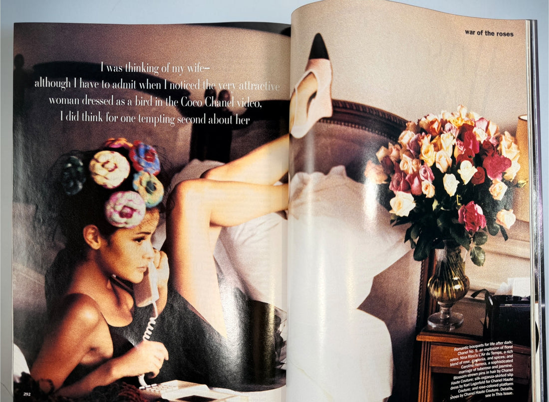Magazine Vogue, Novembre 1992, Cindy Crawford et Richard Gere en Couverture, Mode Vintage Années 90