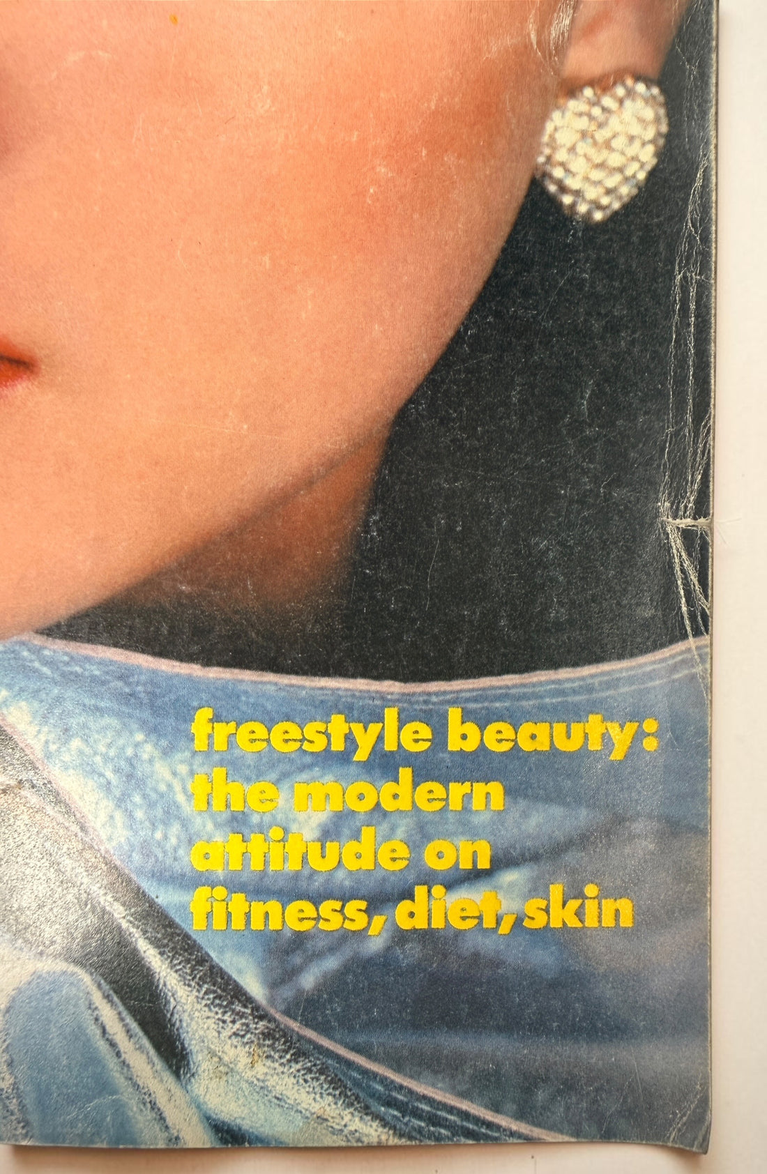Vintage Vogue Magazine October 1984 featuring Brooke Shields on the cover. Special Beauty Issue with couture fashion, luxury advertising, and iconic 1980s style.