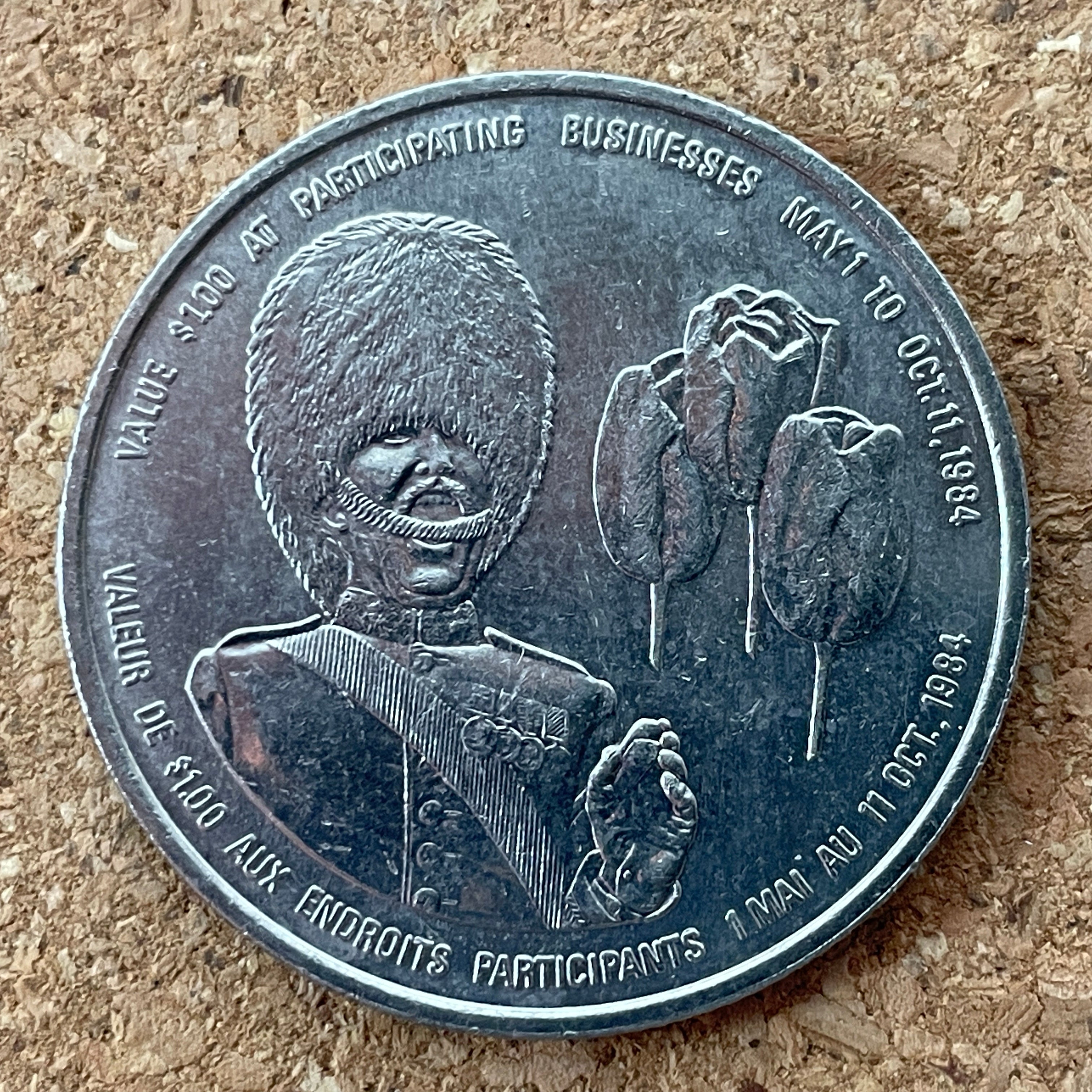 Dollar commercial Ottawa-Hull 1984 – Souvenir de la région de la capitale no 4 – Lot de 14 pièces