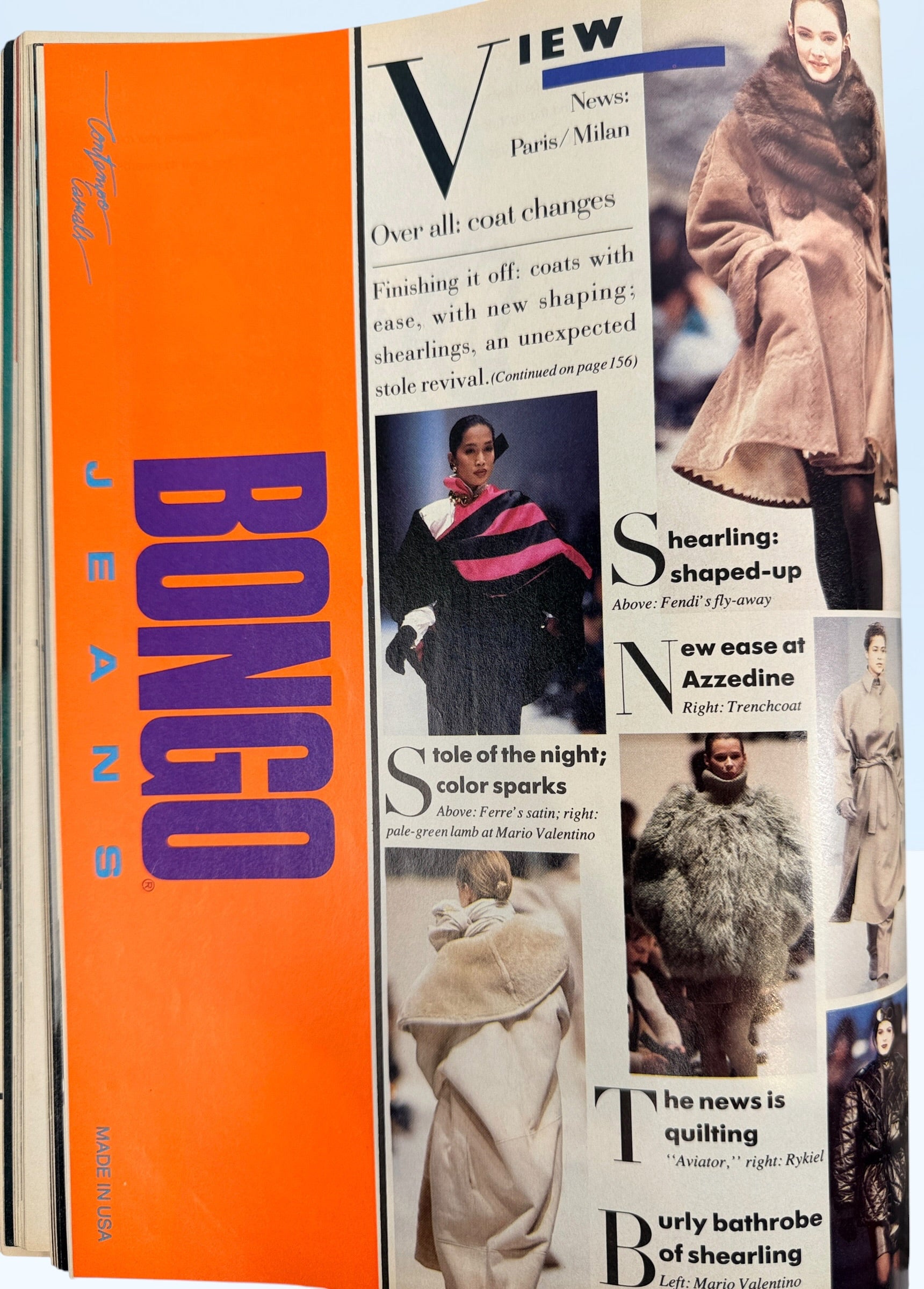 Original Vogue Magazine June 1987 featuring Paris and Milan runway collections, luxury fashion advertising, beauty features and iconic late-1980s style.