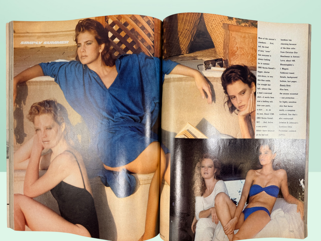 Vogue Magazine, June 1982. What Counts! Summer Fashion Issue. Collectible & Rare.