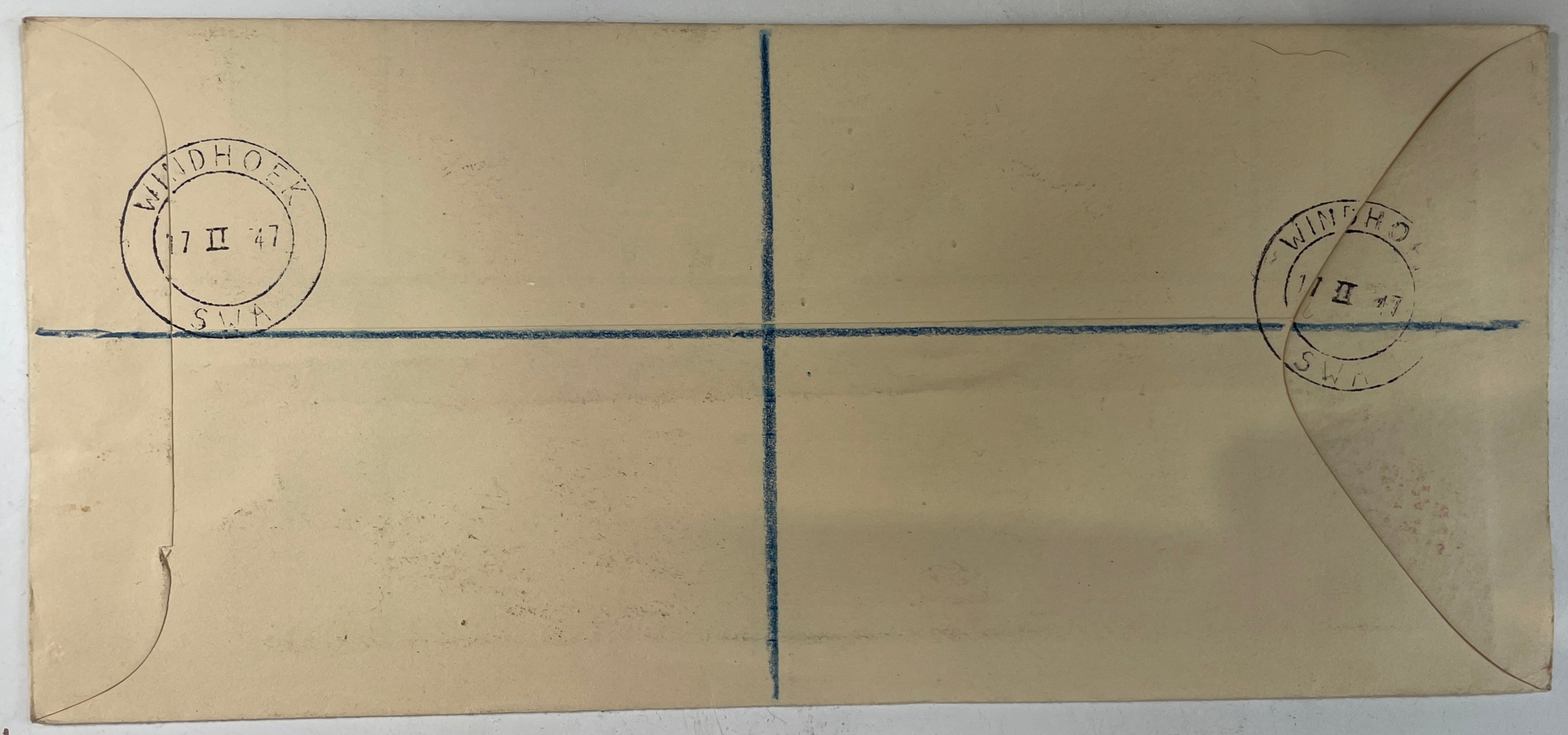 1947 Royal Visit FDC – South Africa & SWA Overprint Stamps