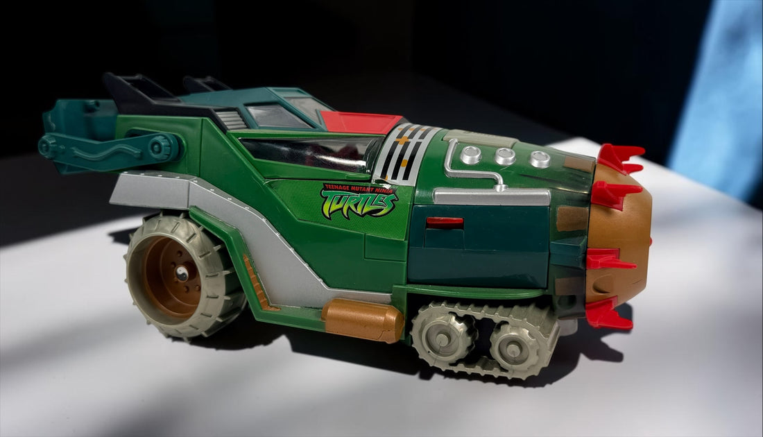 Original 2004 Playmates Teenage Mutant Ninja Turtles Shell Driller vehicle. Authentic TMNT collectible in good pre-owned condition. Vehicle only; figures and accessories not included.