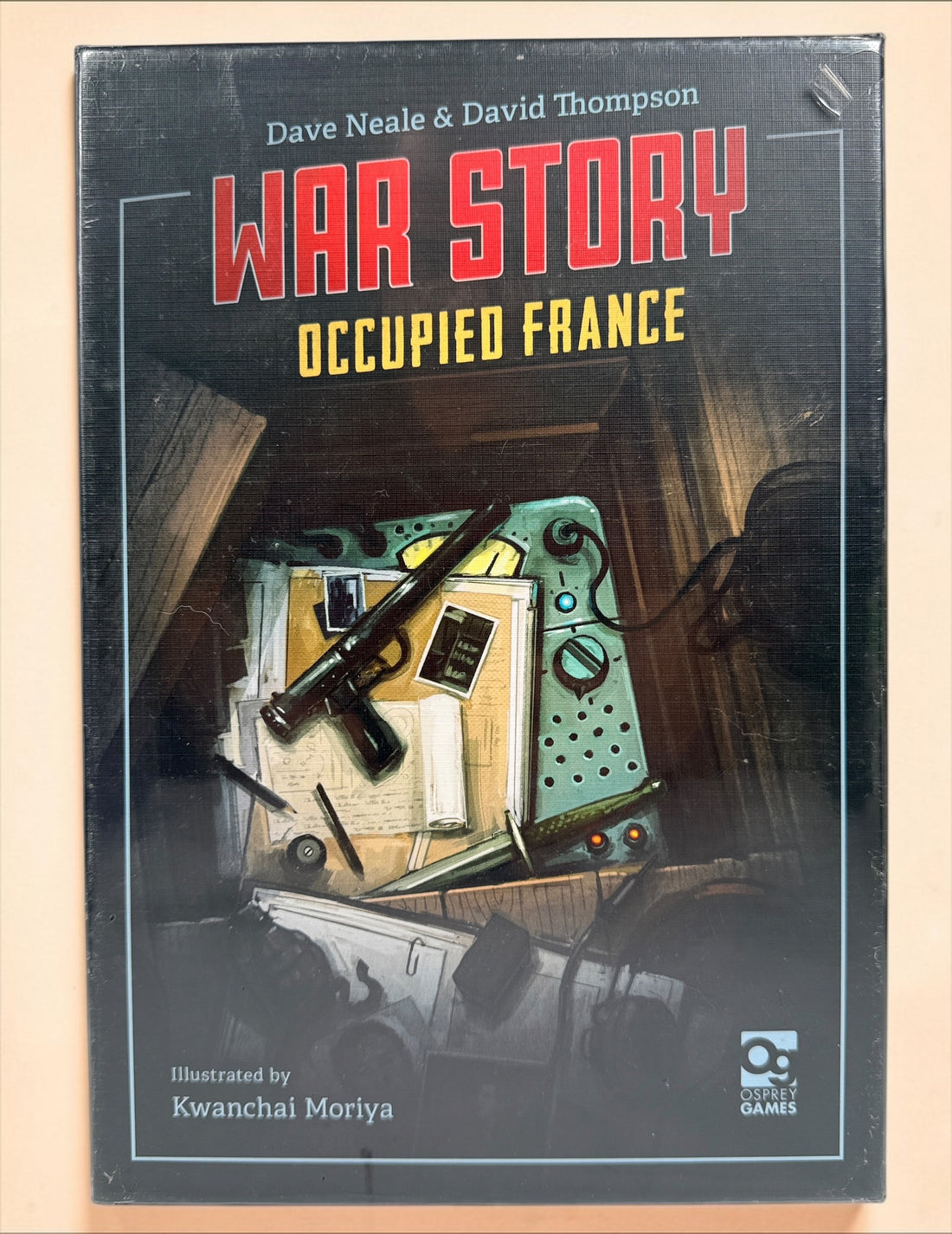 Factory sealed War Story Occupied France by Osprey Games. Cooperative WWII narrative board game for 1–6 players with branching missions and tactical gameplay.