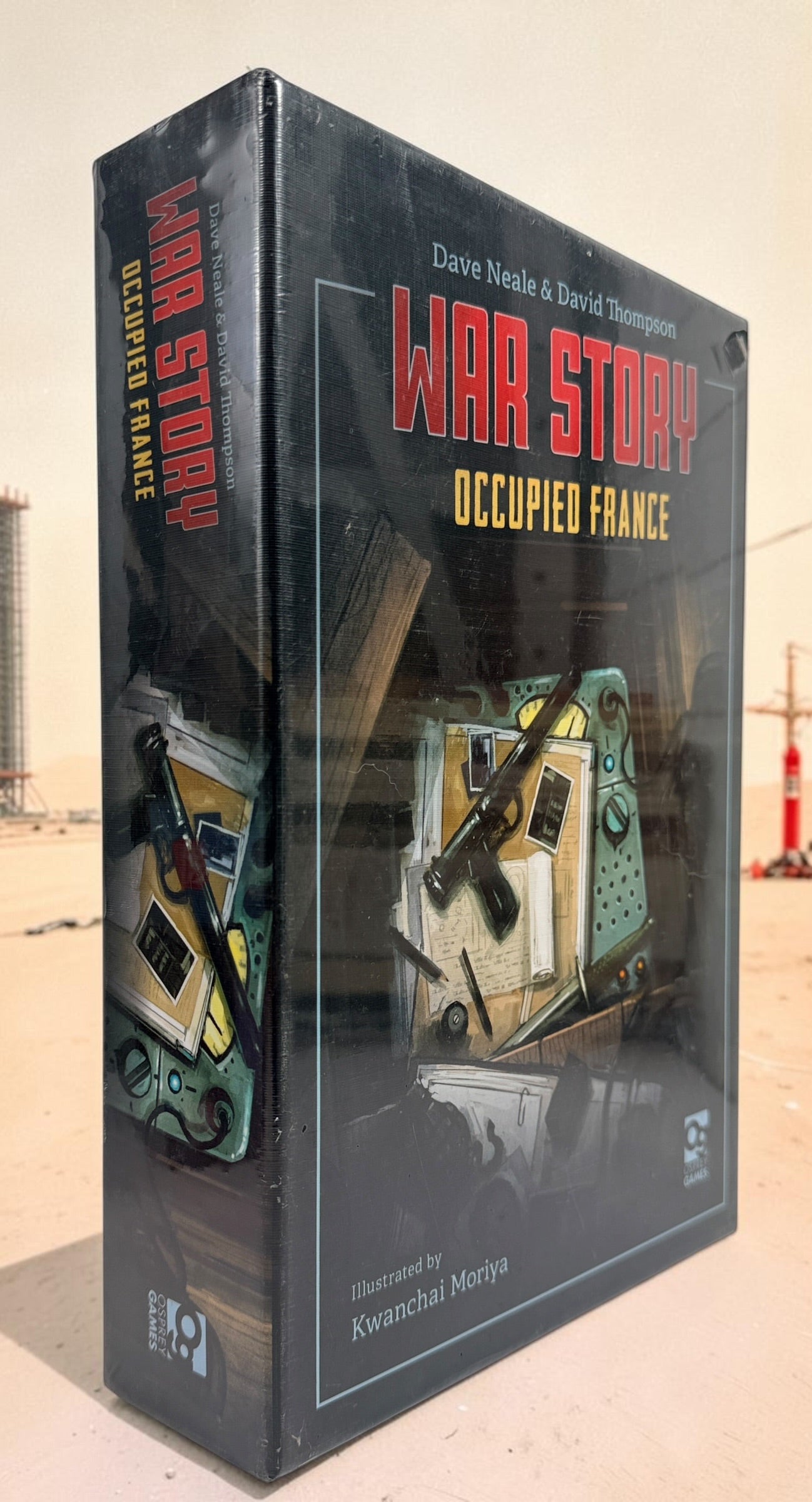 Factory sealed War Story Occupied France by Osprey Games. Cooperative WWII narrative board game for 1–6 players with branching missions and tactical gameplay.
