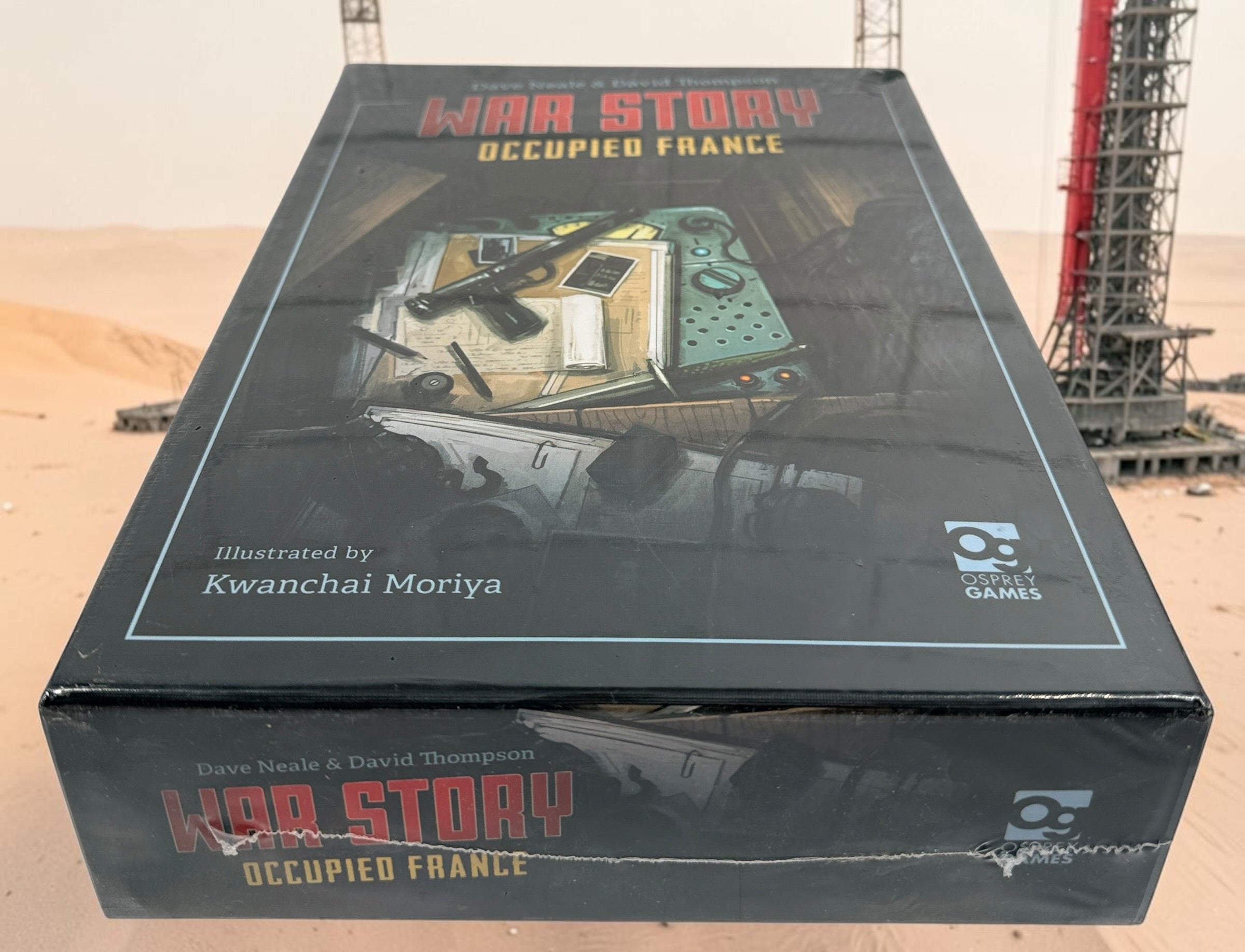 Factory sealed War Story Occupied France by Osprey Games. Cooperative WWII narrative board game for 1–6 players with branching missions and tactical gameplay.