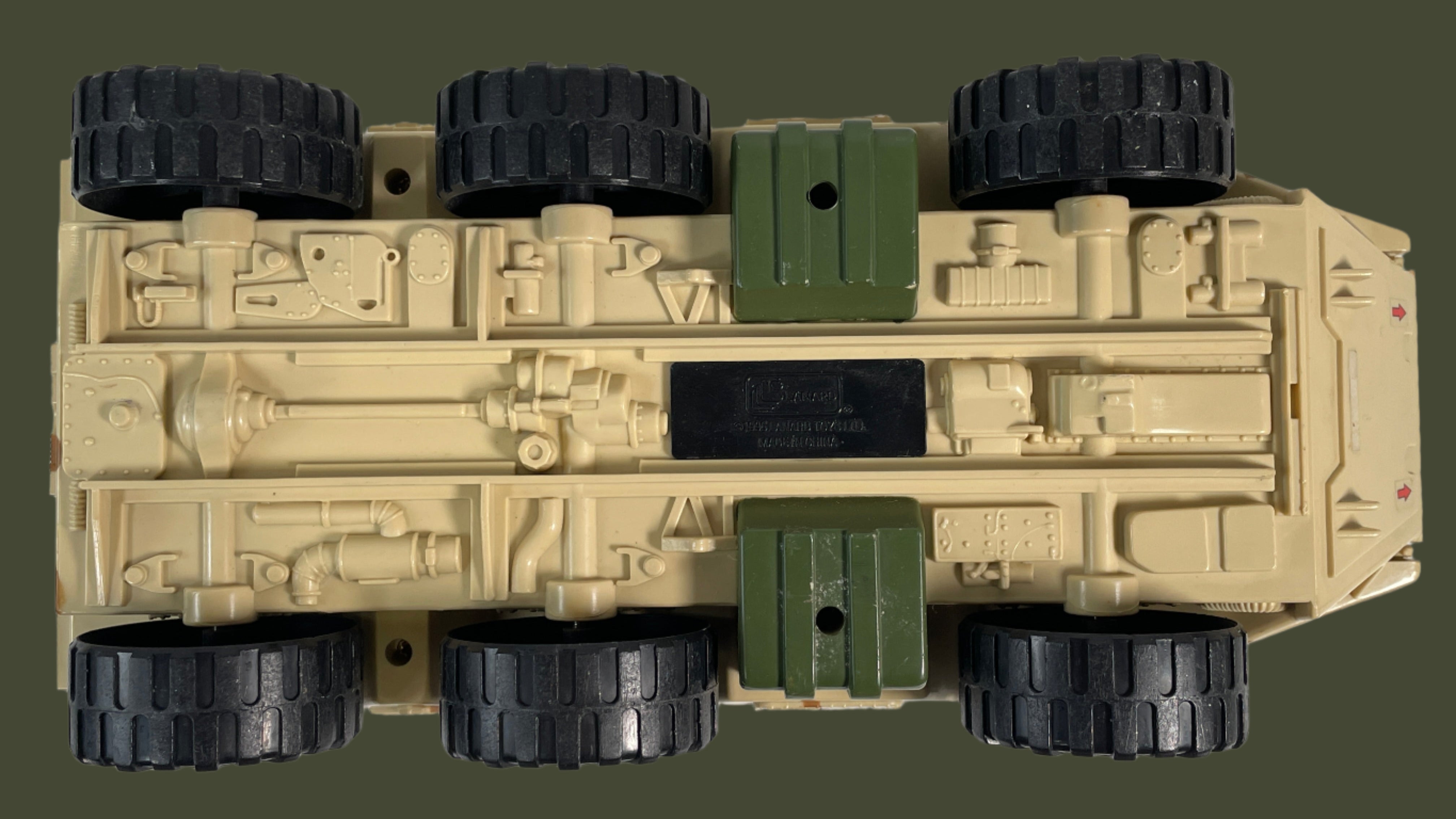 Vintage 1996 Lanard World Force APC – 6 GI Joe-Style Figures – Éco