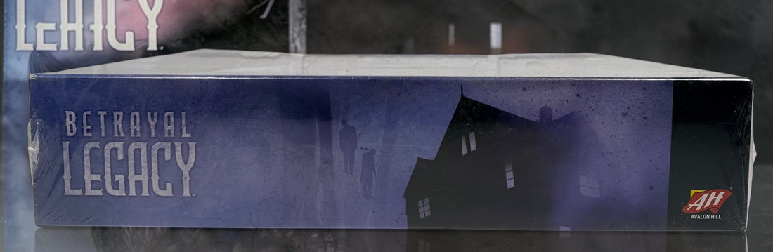 Factory sealed Betrayal Legacy board game by Avalon Hill. Complete unopened horror strategy campaign game with original shrink wrap. Great for collectors and game nights