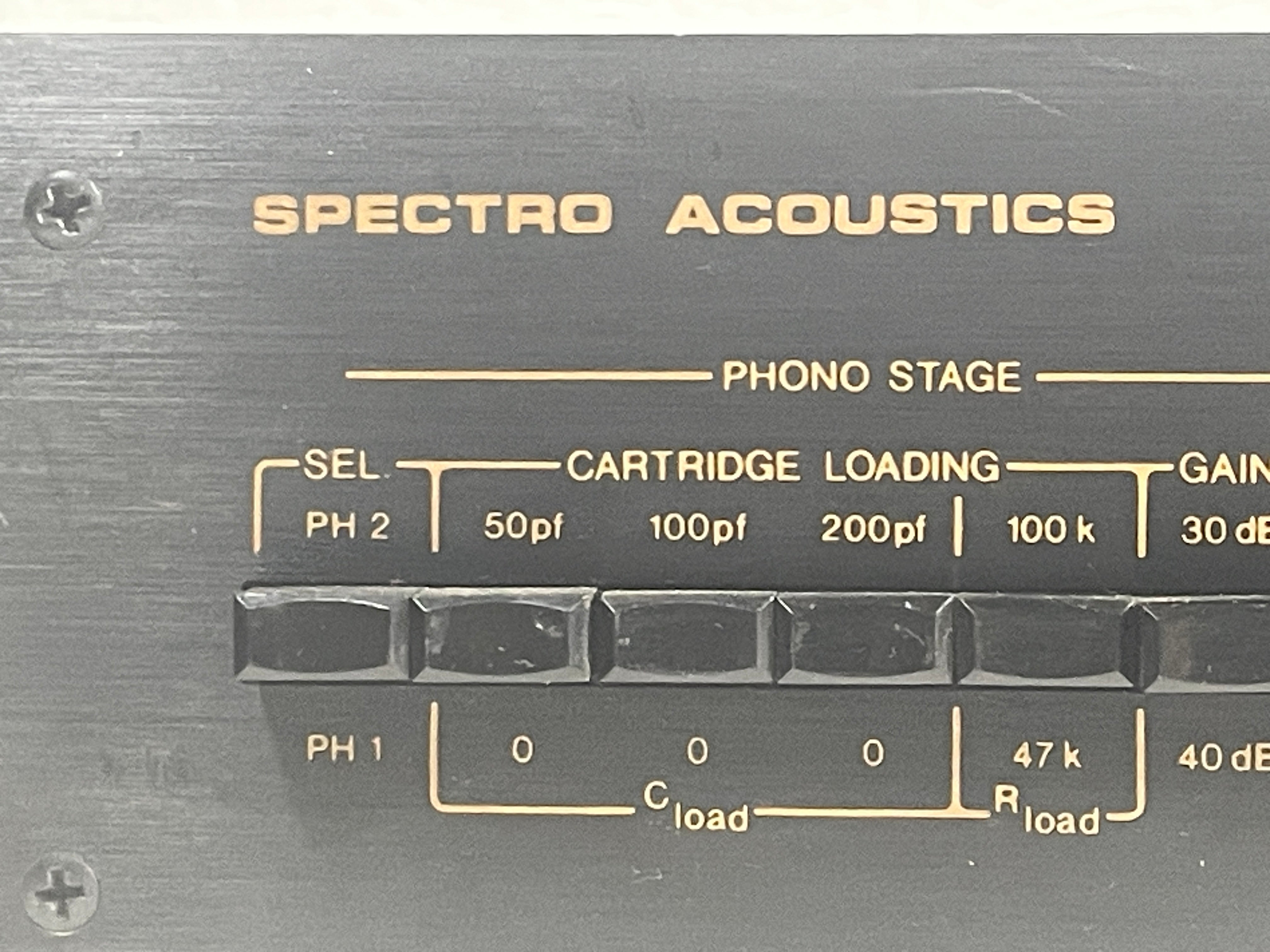 Vintage Spectro Acoustics Model. 217 Preamp – Dual Phono Stage
