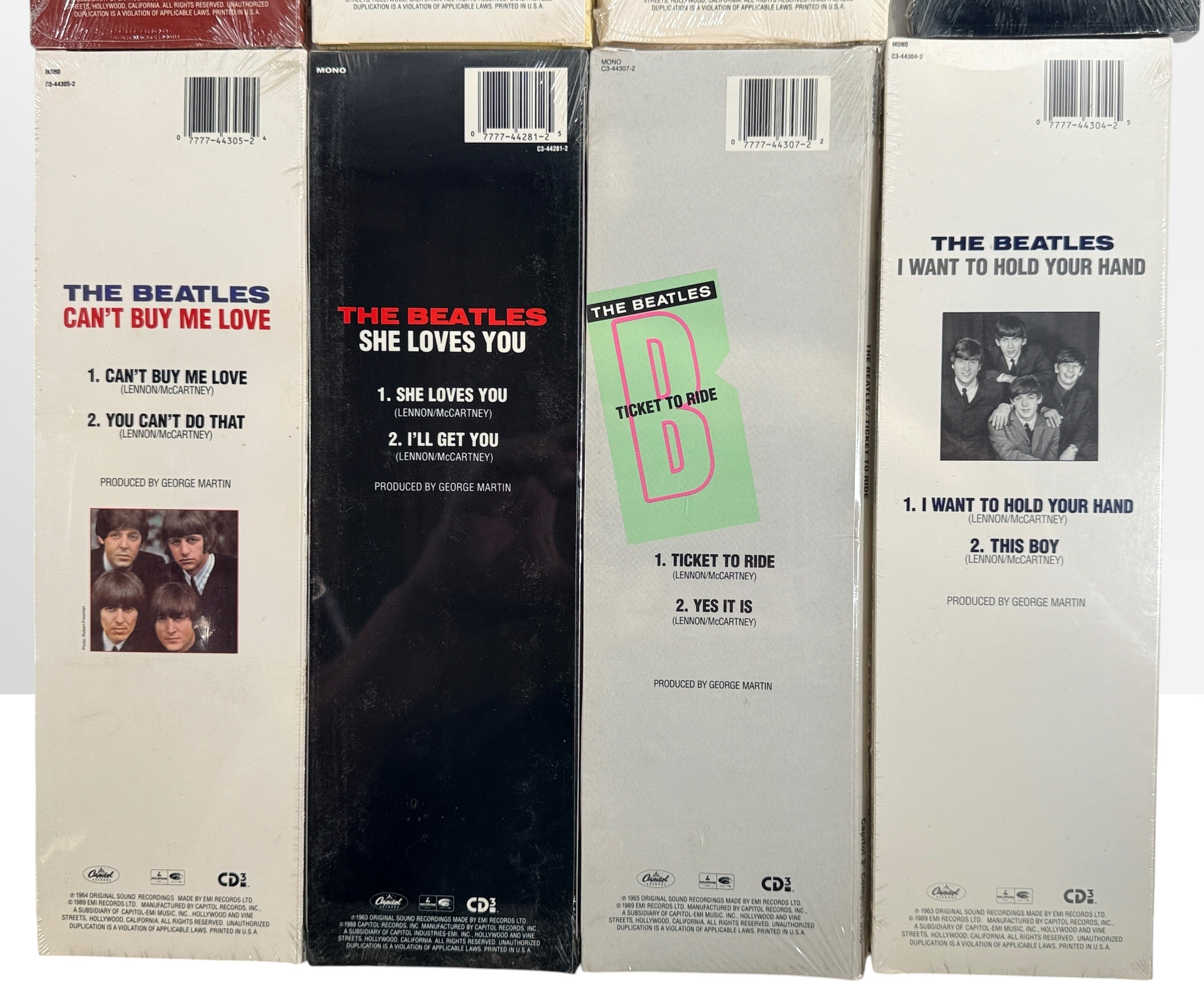 The Beatles CD3 Singles Longbox Collection, Sealed Set of 8