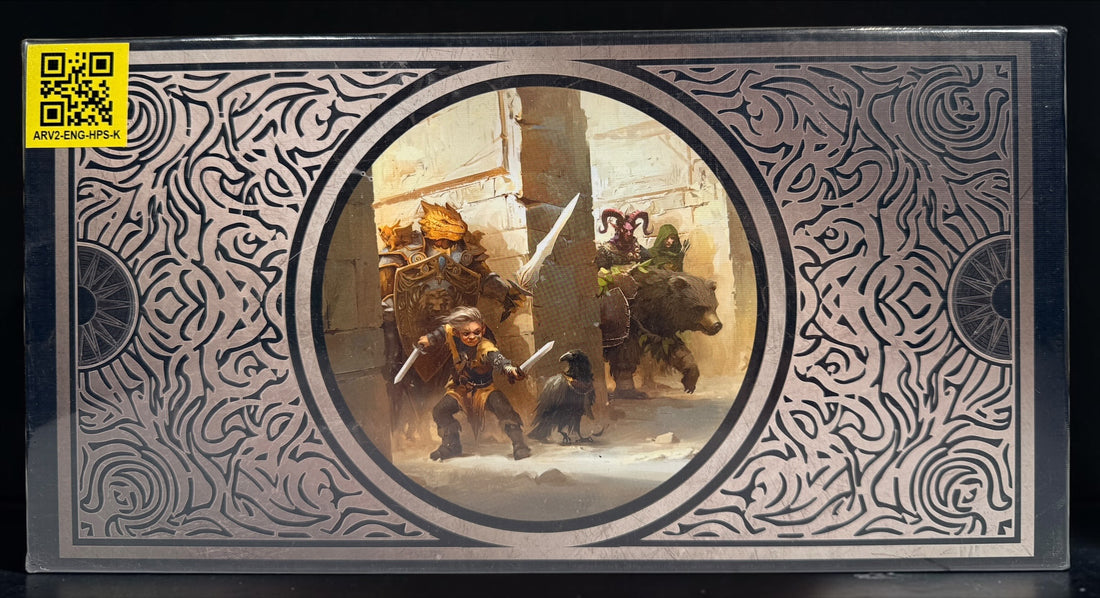 Factory sealed Awaken Realms Vault Heroes &amp; Companions Heroes Pack (2024). Premium fantasy tabletop RPG miniatures for painting, gaming and collecting.