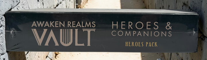 Factory sealed Awaken Realms Vault Heroes &amp; Companions Heroes Pack (2024). Premium fantasy tabletop RPG miniatures for painting, gaming and collecting.