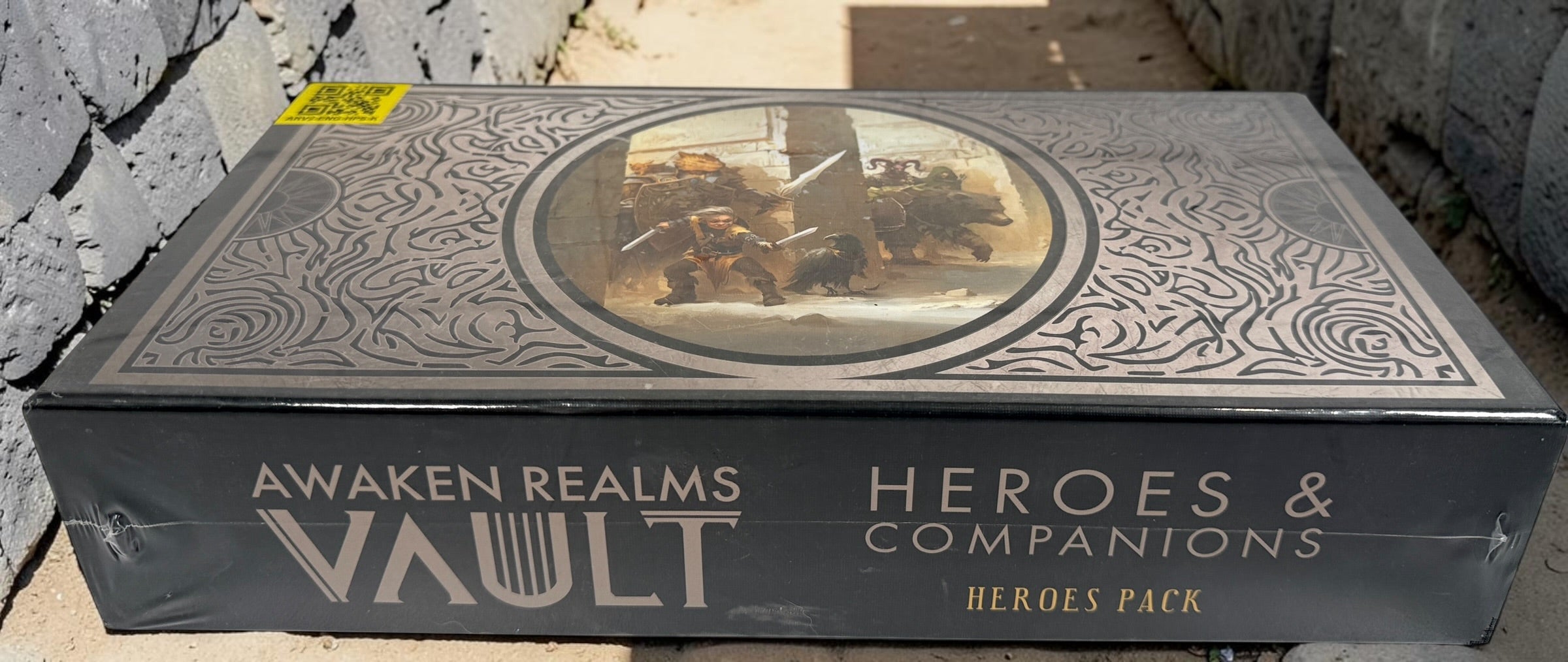 Factory sealed Awaken Realms Vault Heroes &amp; Companions Heroes Pack (2024). Premium fantasy tabletop RPG miniatures for painting, gaming and collecting.