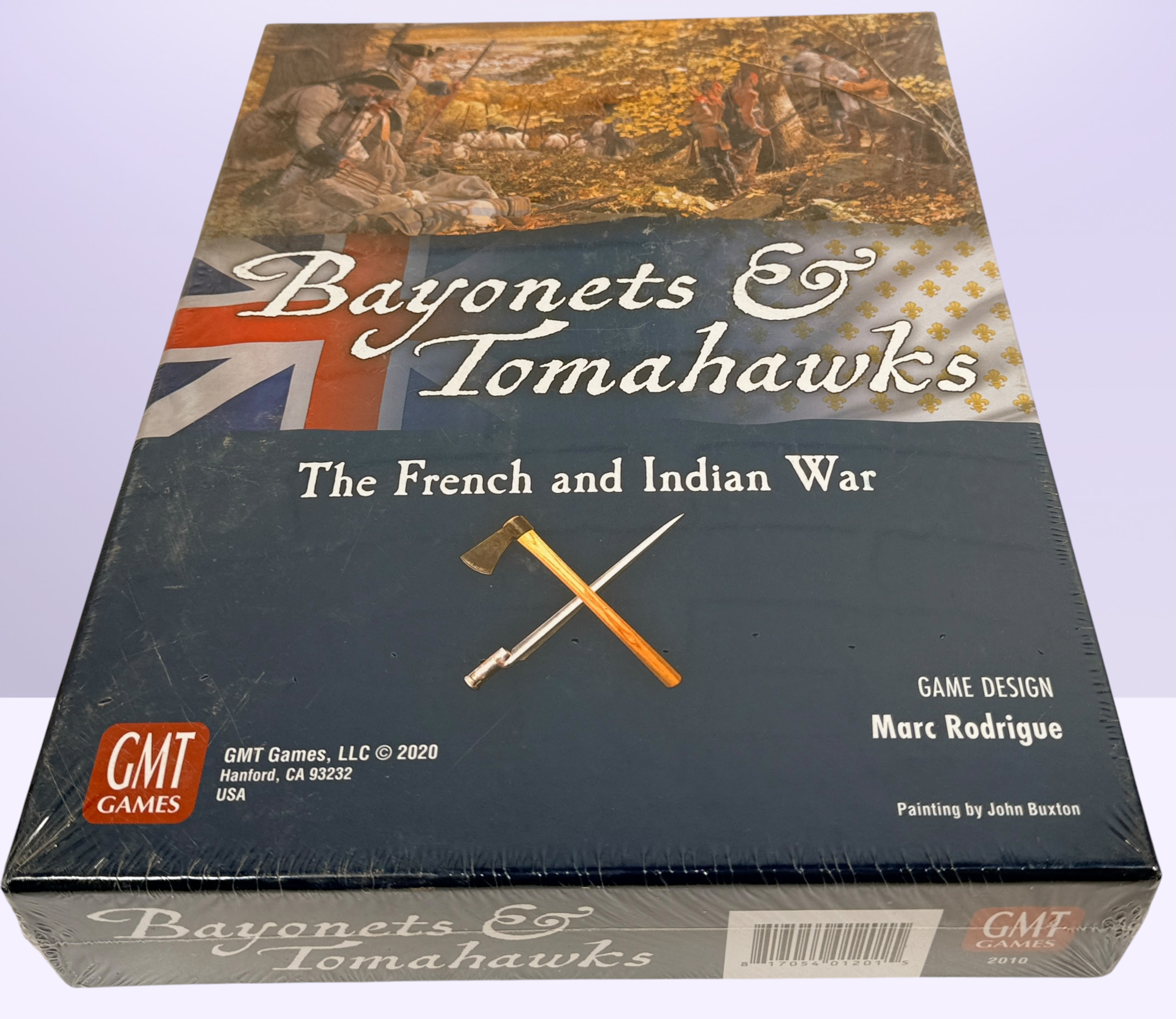 Factory sealed GMT Games Bayonets &amp; Tomahawks board game covering the French &amp; Indian War. Historical strategy wargame by Marc Rodrigue, new in shrink.