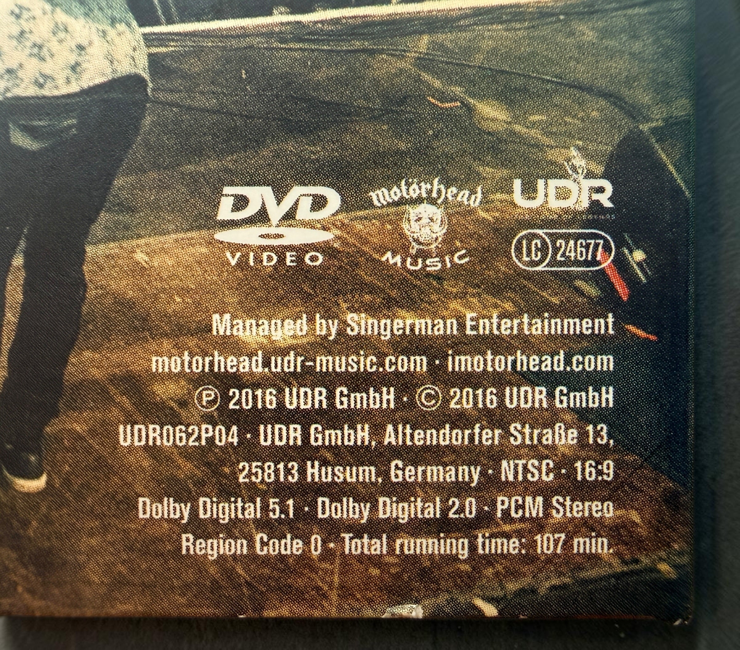 Motörhead Clean Your Clock deluxe 2DVD Digibook from 2016 featuring Lemmy’s final live performances, bonus content, booklet, and Region 0 playback.
