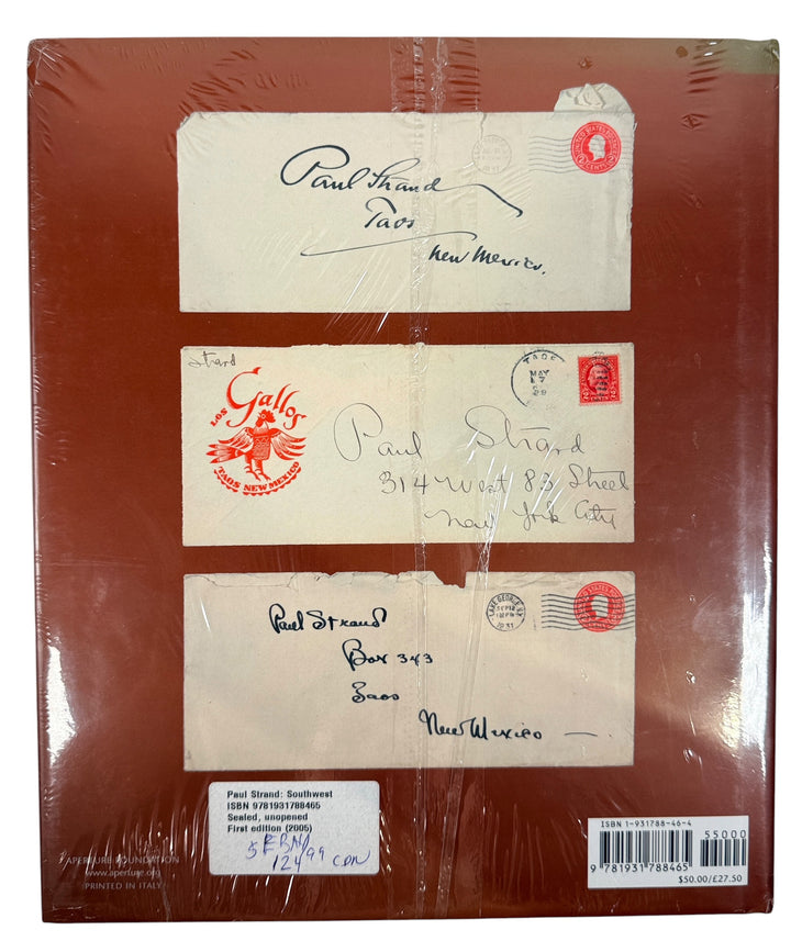 Sealed first edition of Paul Strand: Southwest published by Aperture in 2005. Hardcover photography monograph featuring iconic American Southwest images by Paul Strand.