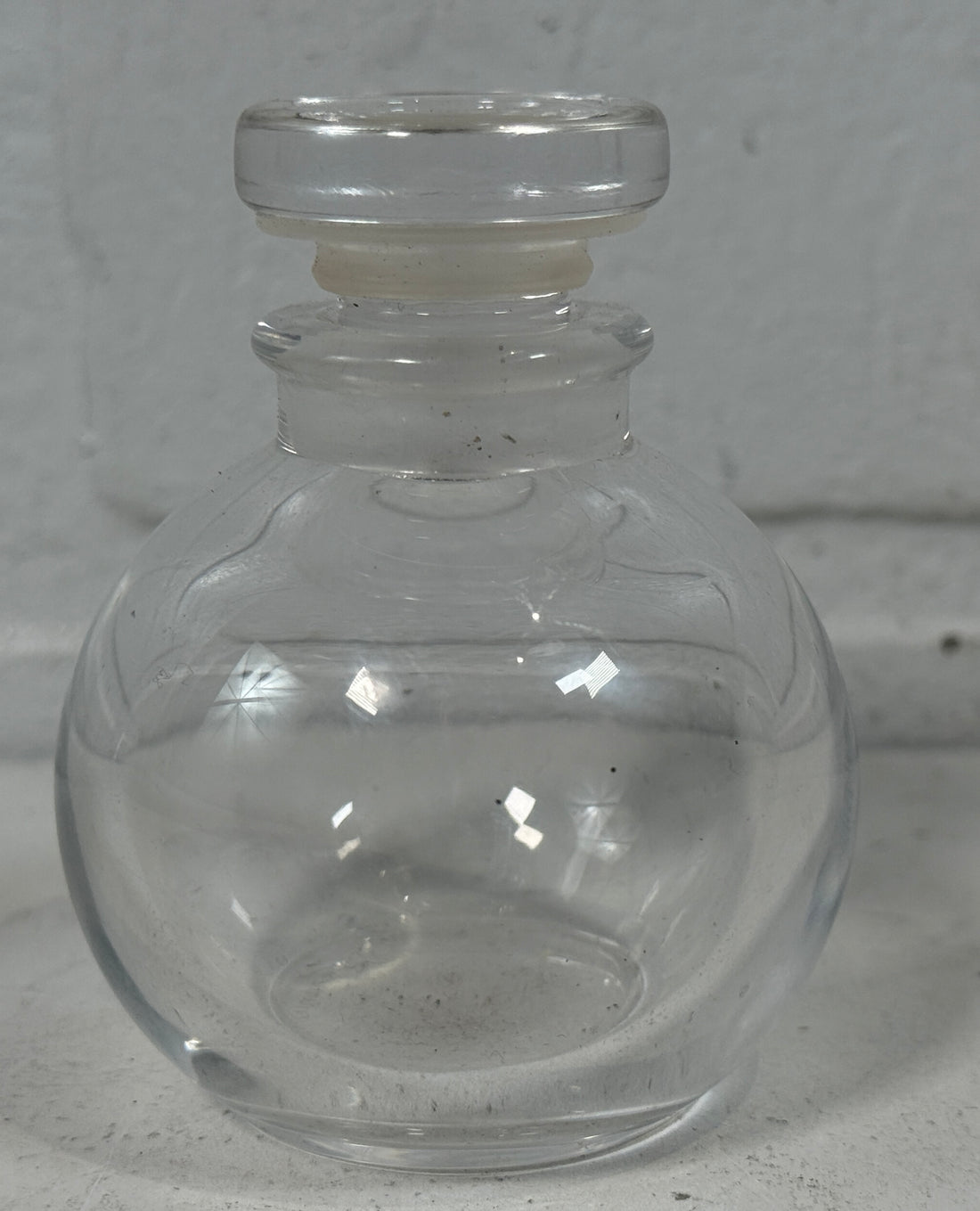 Vintage Lalique France Crystal Perfume Bottle – Hand-Signed Clear Crystal