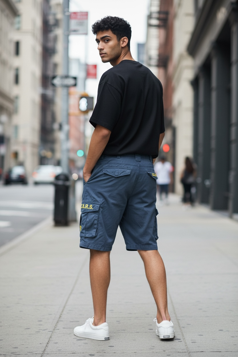 Authentic Resident Evil S.T.A.R.S. cargo shorts with official Capcom tags. Rare mid-2000s game merch in great condition. Ideal for collectors and fans.