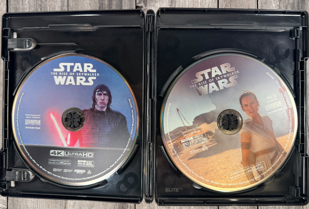 Complete 11-movie Star Wars 4K Ultra HD Blu-ray collection with original slipcovers, including Rogue One and Solo. Official Disney releases in excellent pre-owned condition.