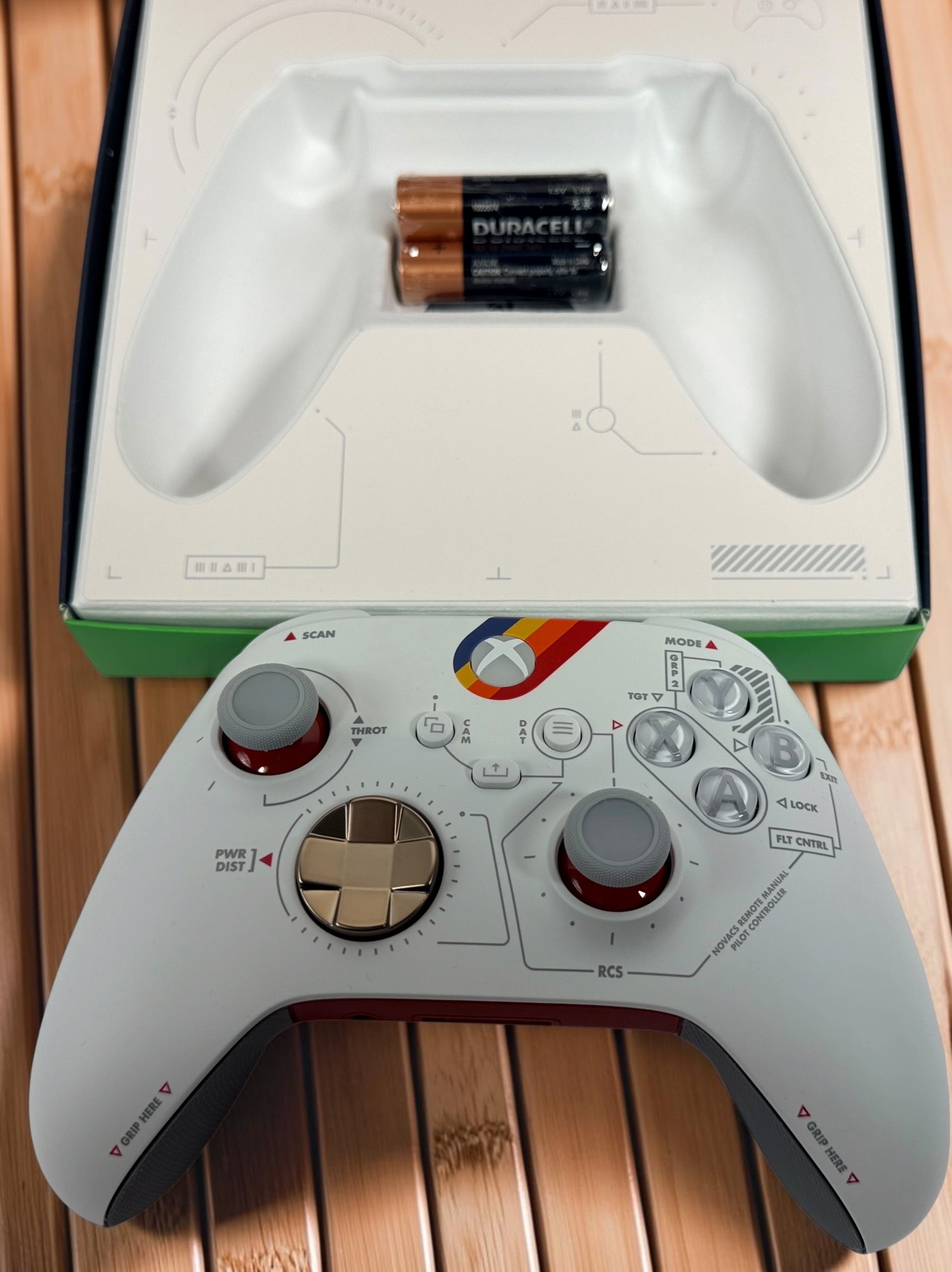 Official Microsoft Xbox Starfield Limited Edition Wireless Controller with original box. Compatible with Xbox Series X|S, Xbox One, PC, and Bluetooth devices.