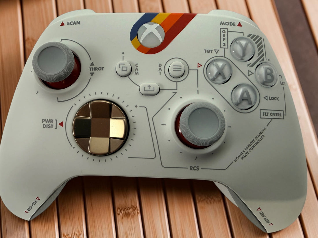 Official Microsoft Xbox Starfield Limited Edition Wireless Controller with original box. Compatible with Xbox Series X|S, Xbox One, PC, and Bluetooth devices.