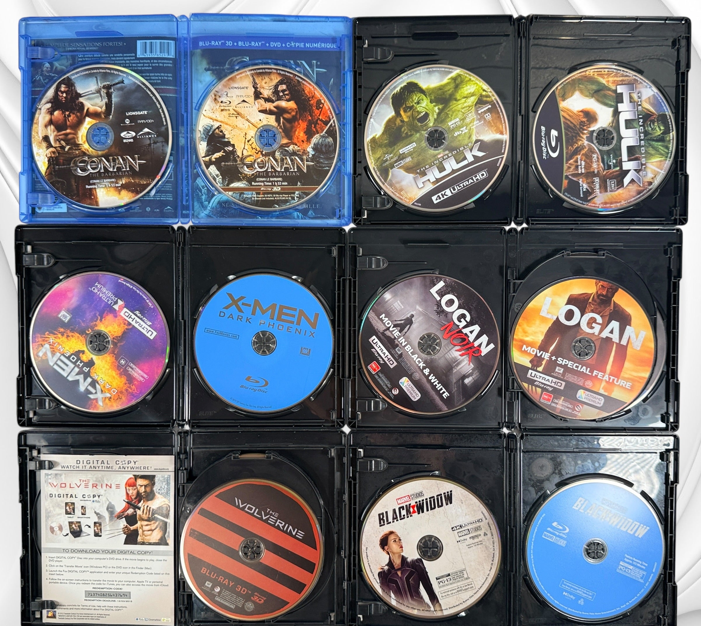Marvel & X-Men 9-Movie Collection, 4K UHD, Blu-ray & 3D Blu-ray