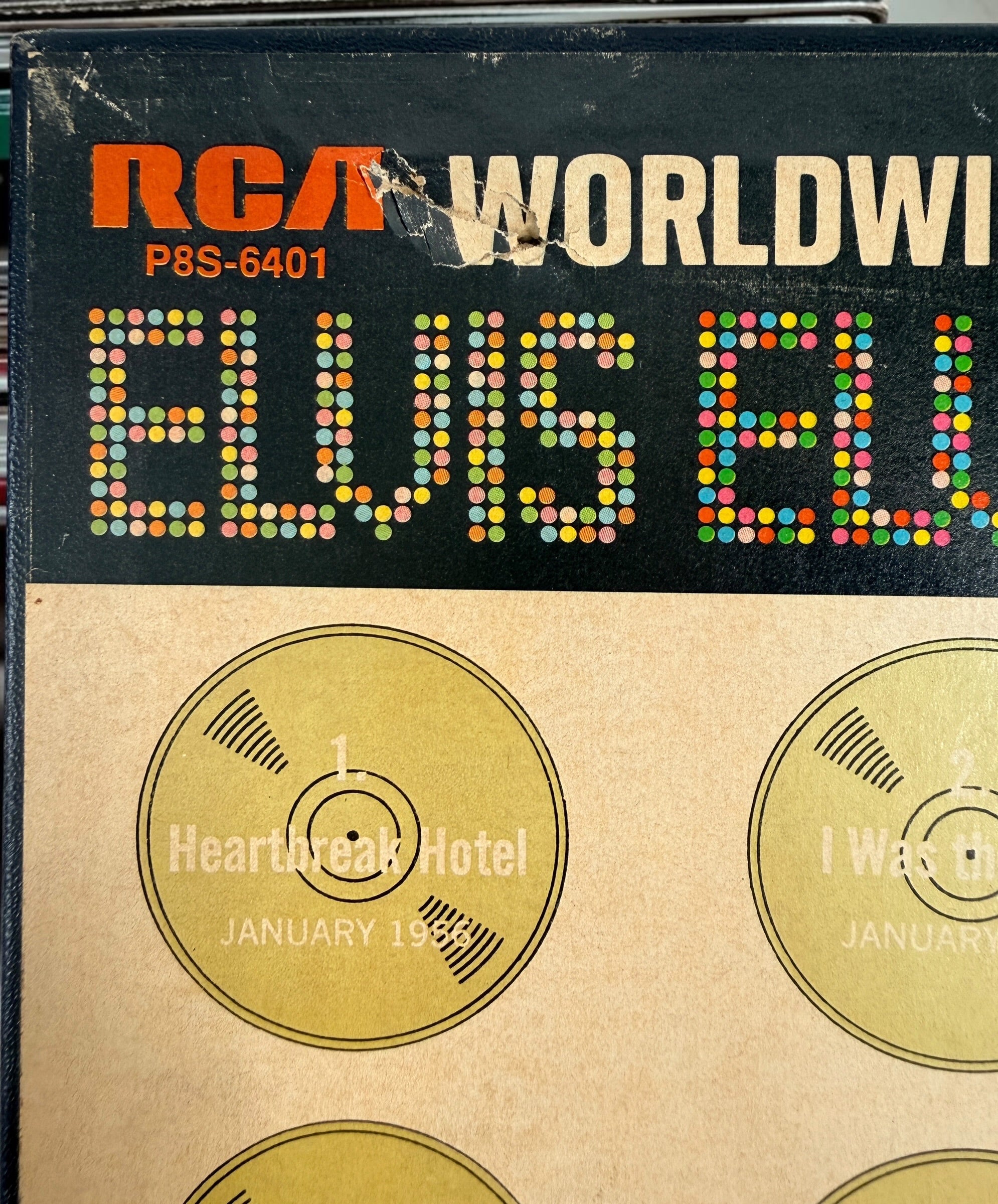 Elvis Presley, Worldwide 50 Gold Award Hits, Vol. 1 RCA 8-Track Cartridges, Box Set