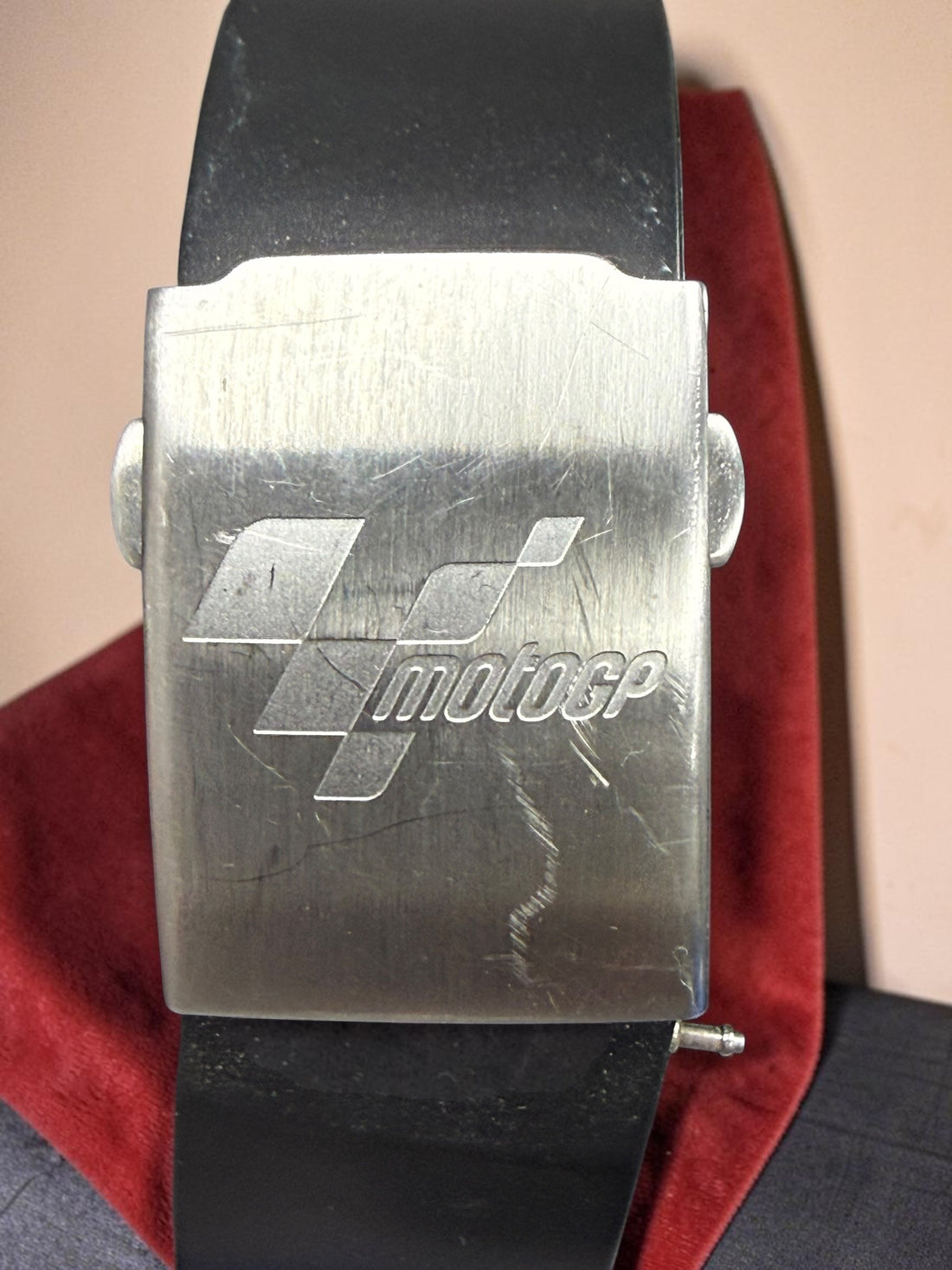Rare Tissot T-Race MotoGP 2007 Limited Edition chronograph No. 1700/7002 with original helmet case, manuals, warranty card, and circuit medallions. Complete collector set.