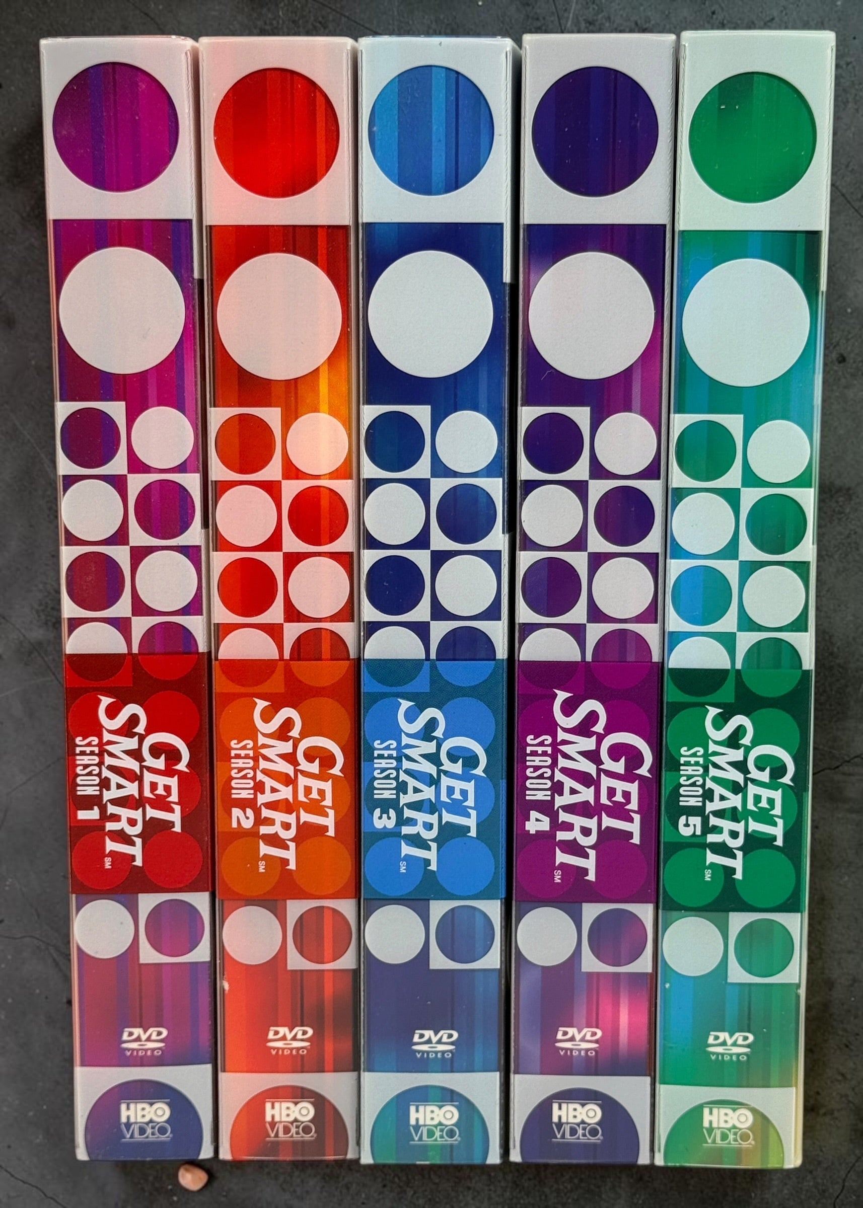 Complete Get Smart: The Complete Series DVD box set with all 5 seasons and 25 discs. Classic Don Adams spy comedy in original HBO collector’s slipcase.