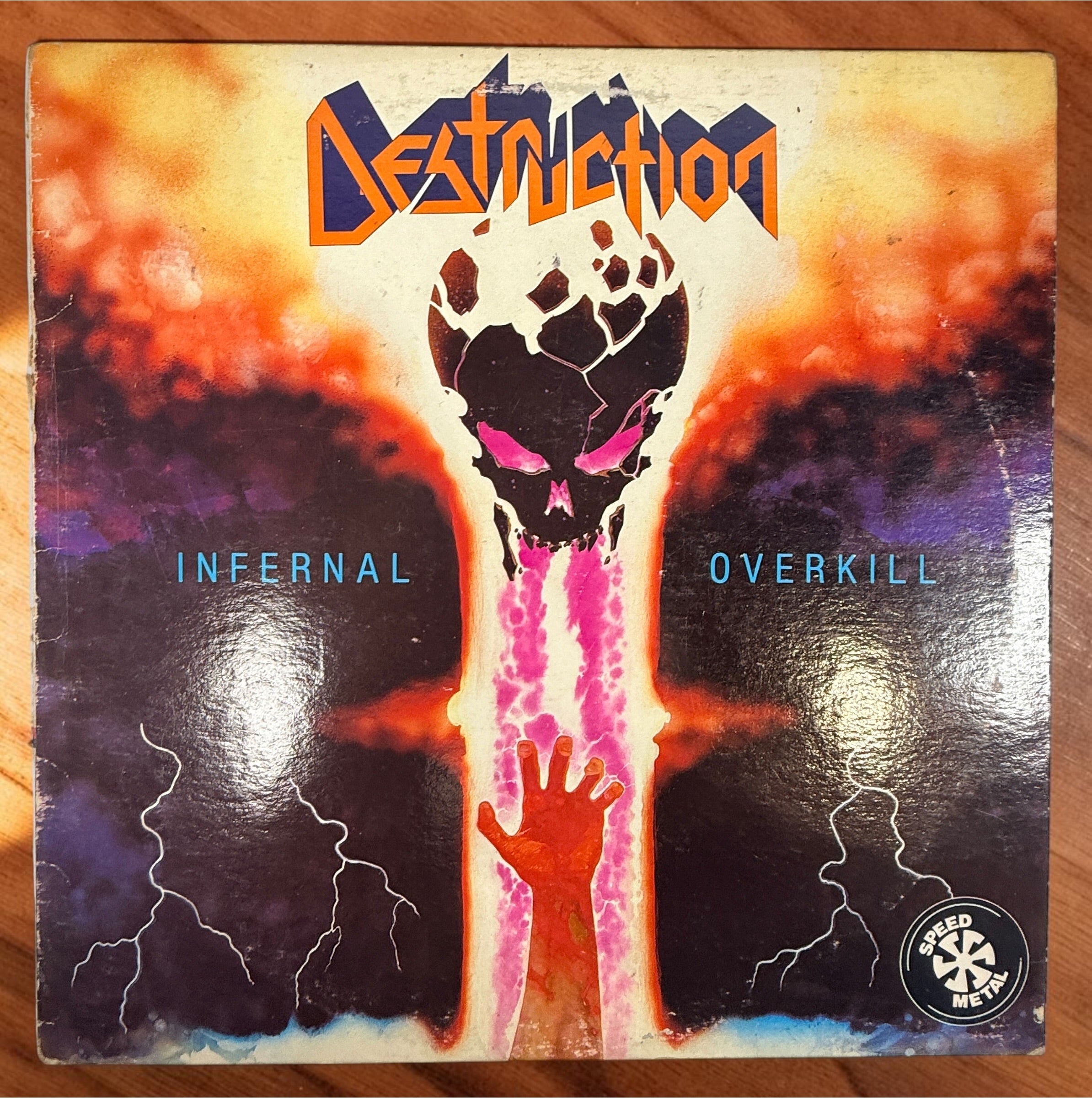 セール★Destruction Infernal Overkill ビンテージ Destruction, Infernal Overkill LP, Banzai Canada First Press 1985