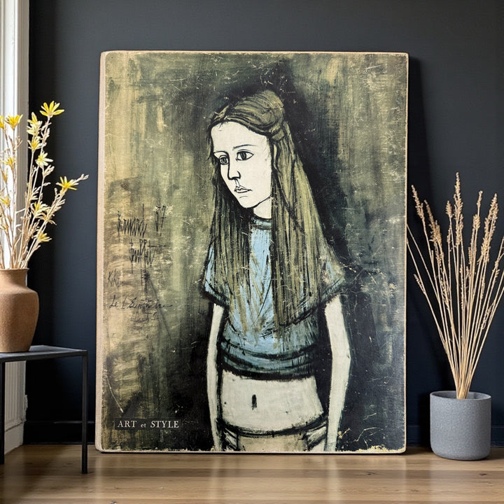 Vintage 1960 Bernard Buffet Art et Style monograph with plates and text by Bergé. Good condition. French art book collectible. Ships from Canada.