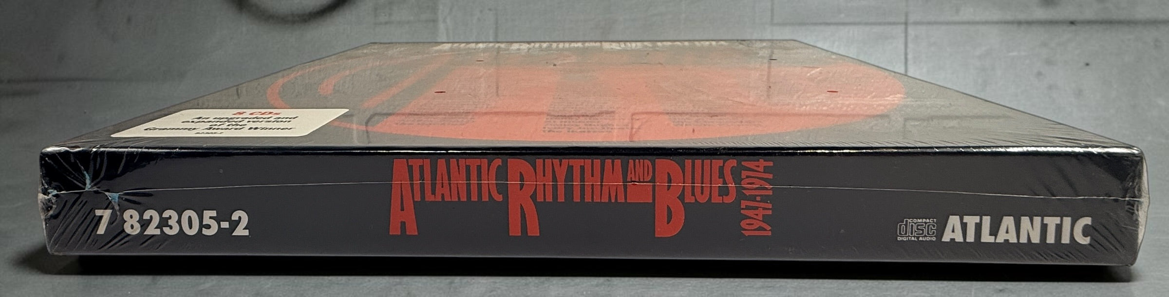 Factory sealed Atlantic Rhythm &amp; Blues 1947–1974 8CD box set featuring 203 classic tracks by Ray Charles, Aretha Franklin, Otis Redding, Wilson Pickett and more.
