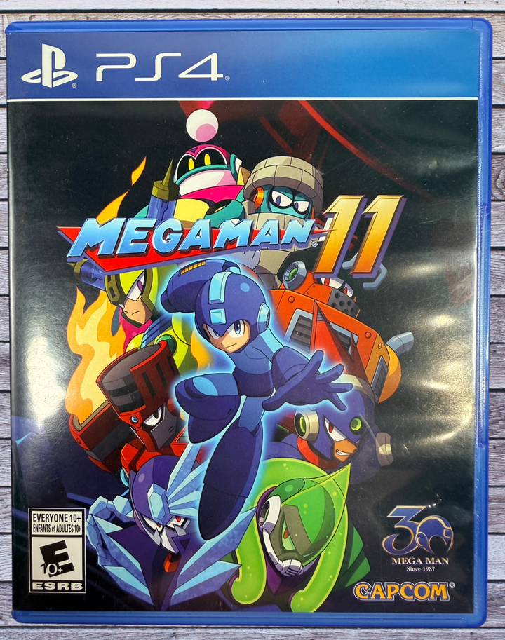 Complete PS4 copy of Mega Man 11 by Capcom. Includes original case, artwork, insert and tested game disc. Classic platform action for PlayStation 4.