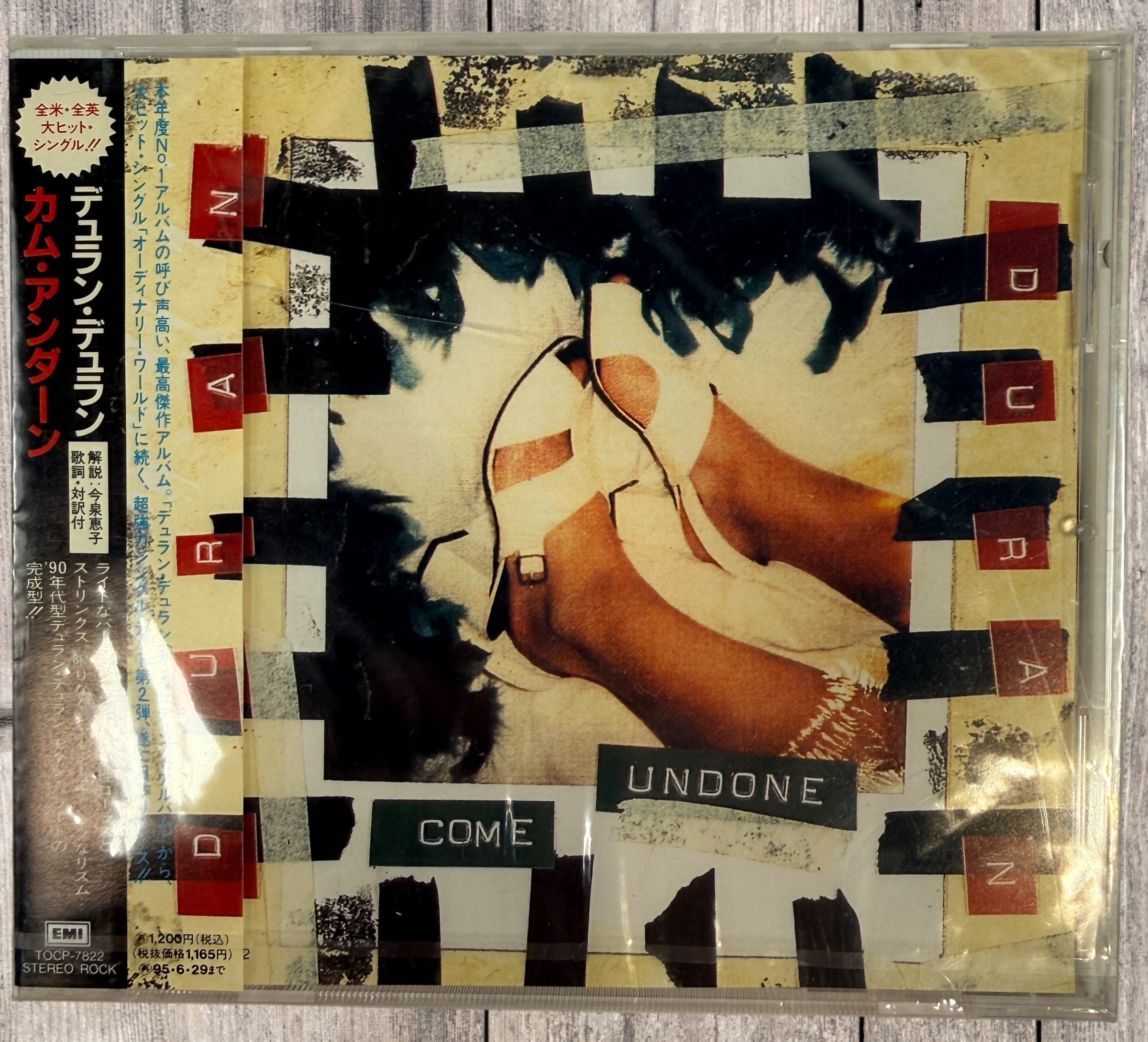 Original 1993 Japanese Duran Duran Come Undone CD Maxi Single TOCP-7822 with original obi strip. Includes Ordinary World Acoustic Version and exclusive remixes.