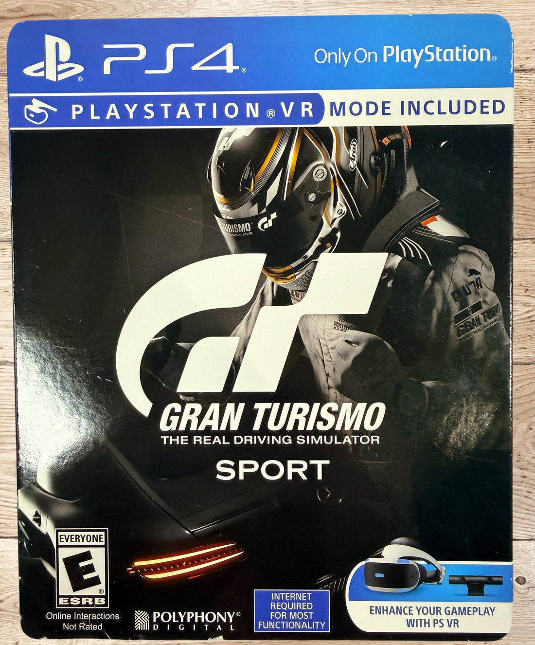 Complete Gran Turismo Sport Limited Edition for PS4 with exclusive SteelBook, slipcover, insert and tested game disc. Great collectible for PlayStation fans.