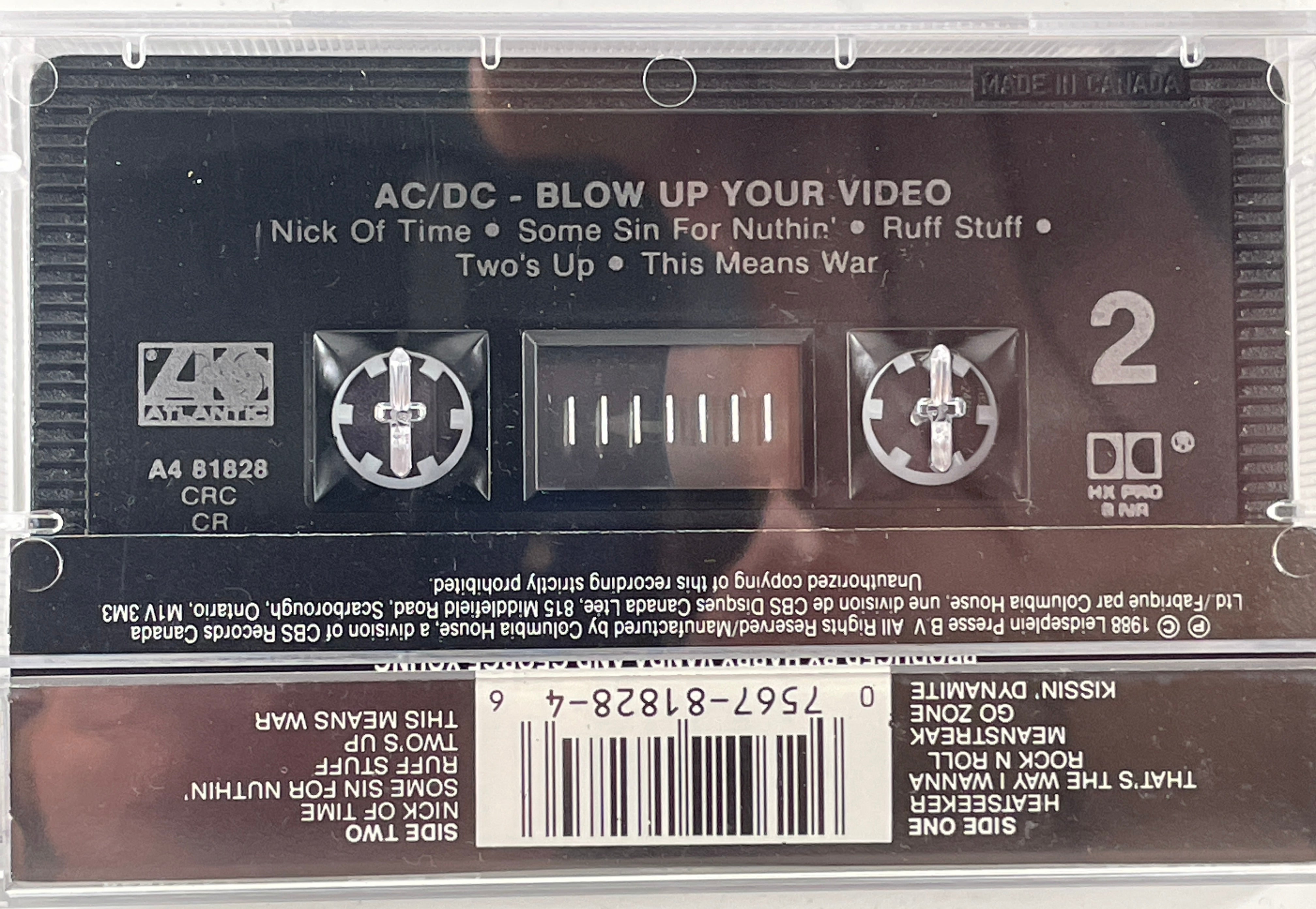 Lot de 3 cassettes AC/DC – Jailbreak '74, Fly on the Wall, Blow Up