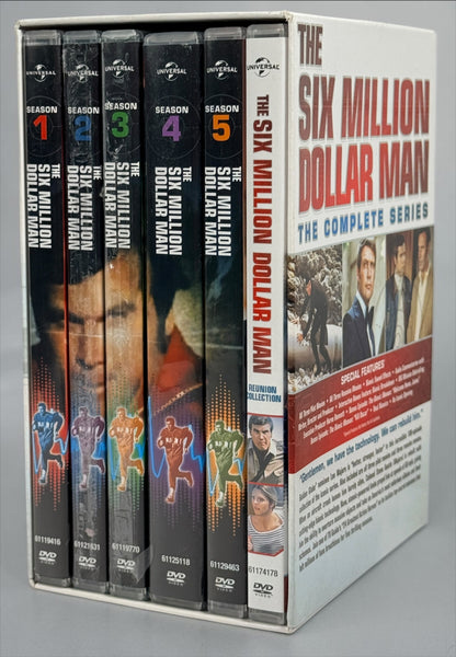 The Six Million Dollar Man, Complete Series, DVD Box Set. 33 Discs
