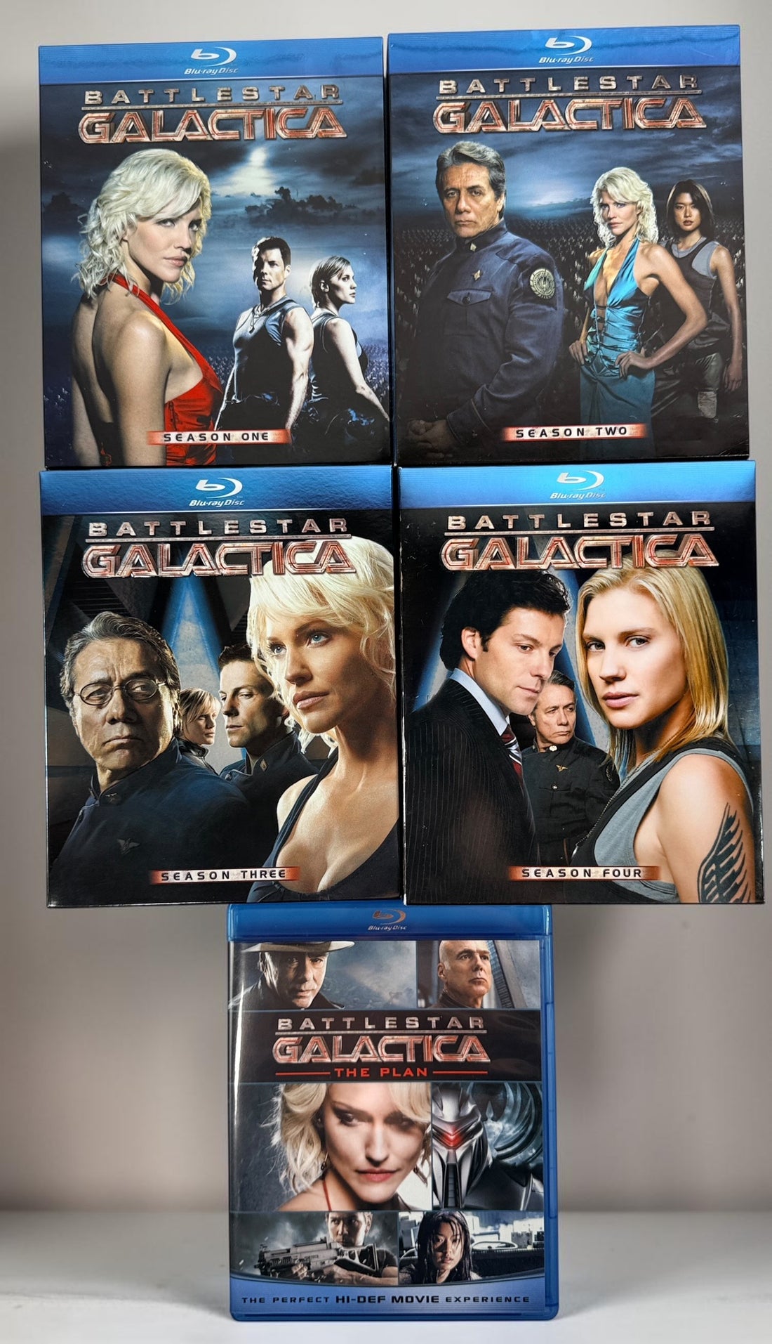 Battlestar Galactica L'intégrale de la série Coffret Blu-ray + The Plan