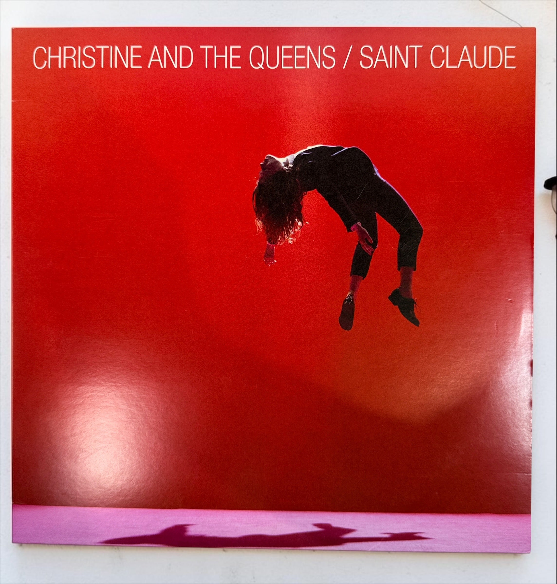 Rare 2015 Christine and the Queens Saint Claude EP on translucent red vinyl. Includes original sleeve and five-track 12-inch record in very good condition.