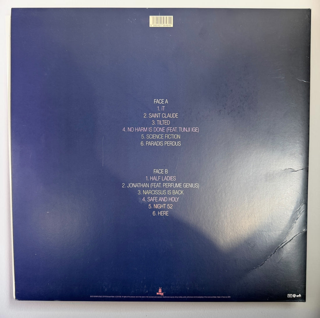 Original 2016 Christine and the Queens Chaleur Humaine clear vinyl LP on Because Music. French gatefold pressing with original artwork. Very good condition.