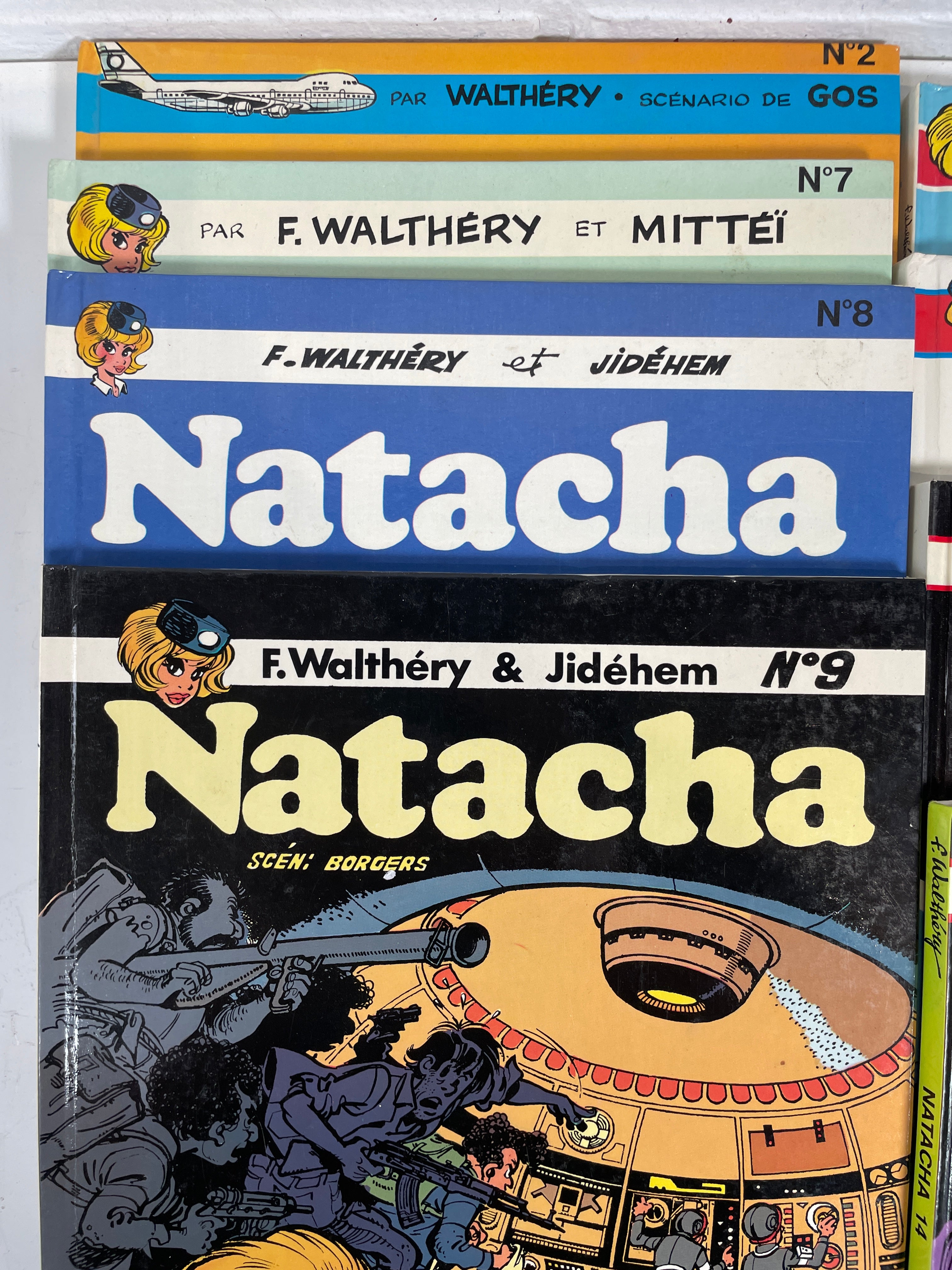 Coffret BD Vintage Natacha – Tomes 2, 7 à 12 et 14, Dupuis &amp; Marsu Productions