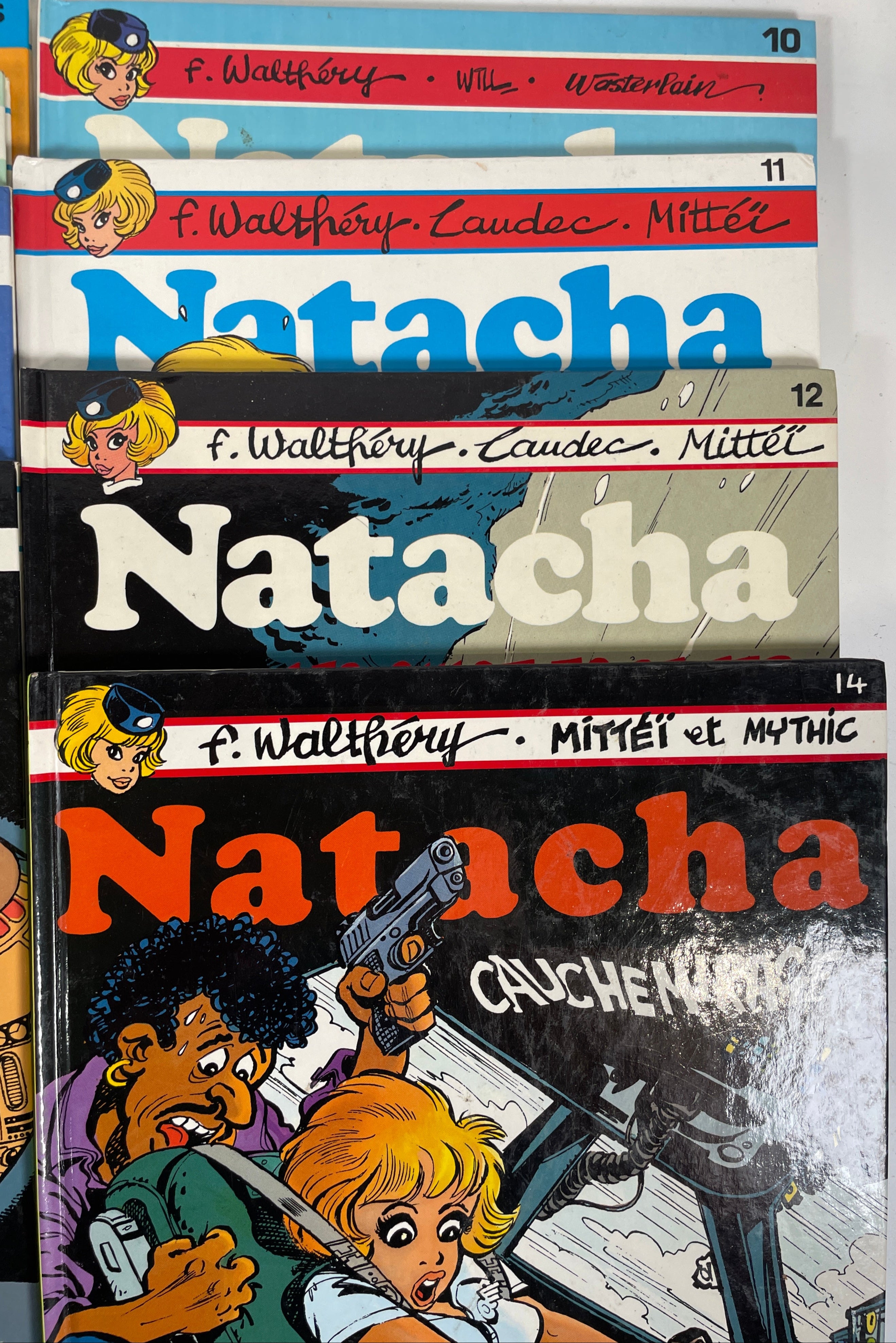 Coffret BD Vintage Natacha – Tomes 2, 7 à 12 et 14, Dupuis &amp; Marsu Productions