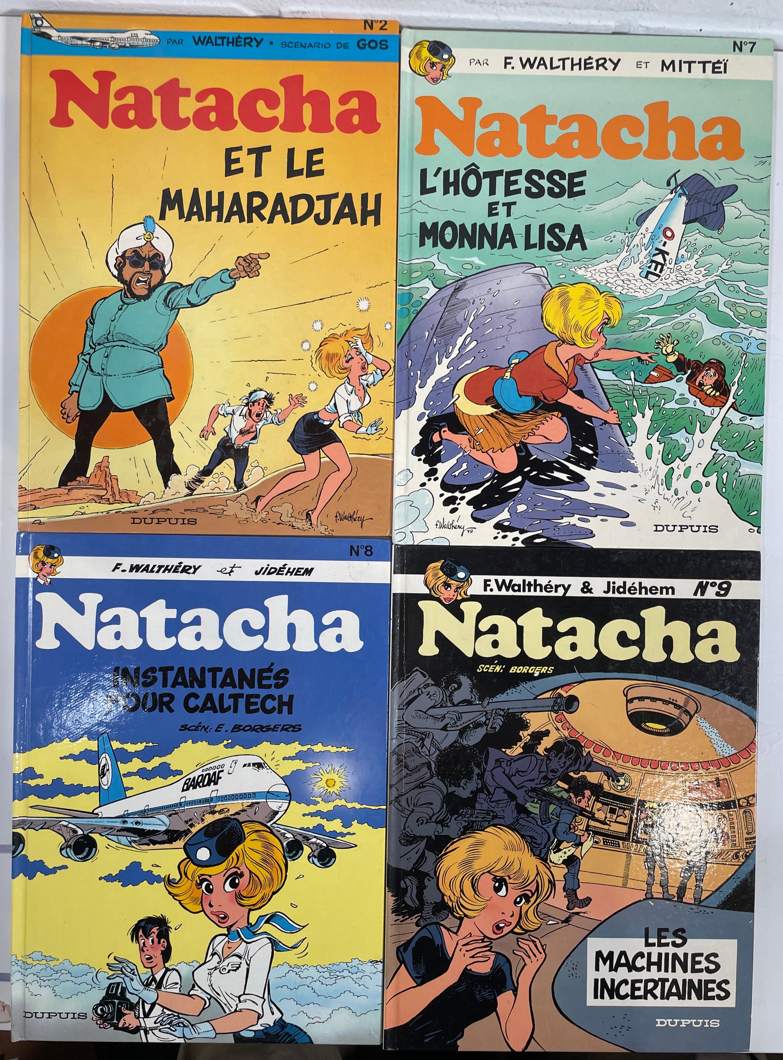 Coffret BD Vintage Natacha – Tomes 2, 7 à 12 et 14, Dupuis &amp; Marsu Productions