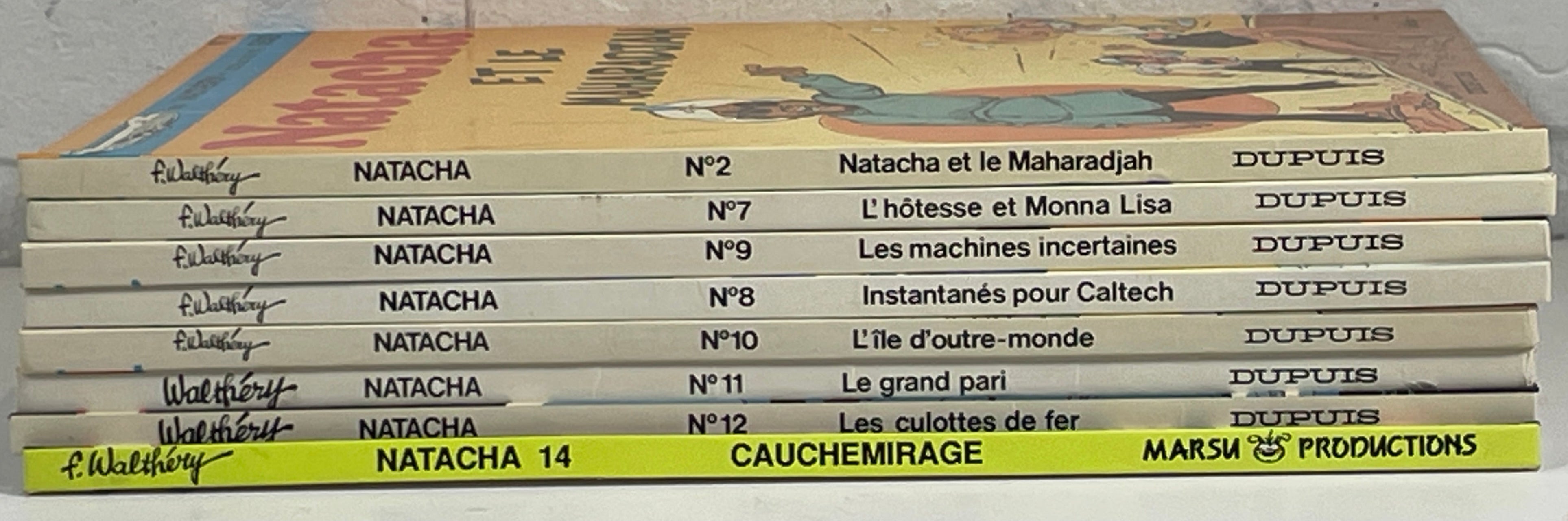 Coffret BD Vintage Natacha – Tomes 2, 7 à 12 et 14, Dupuis &amp; Marsu Productions